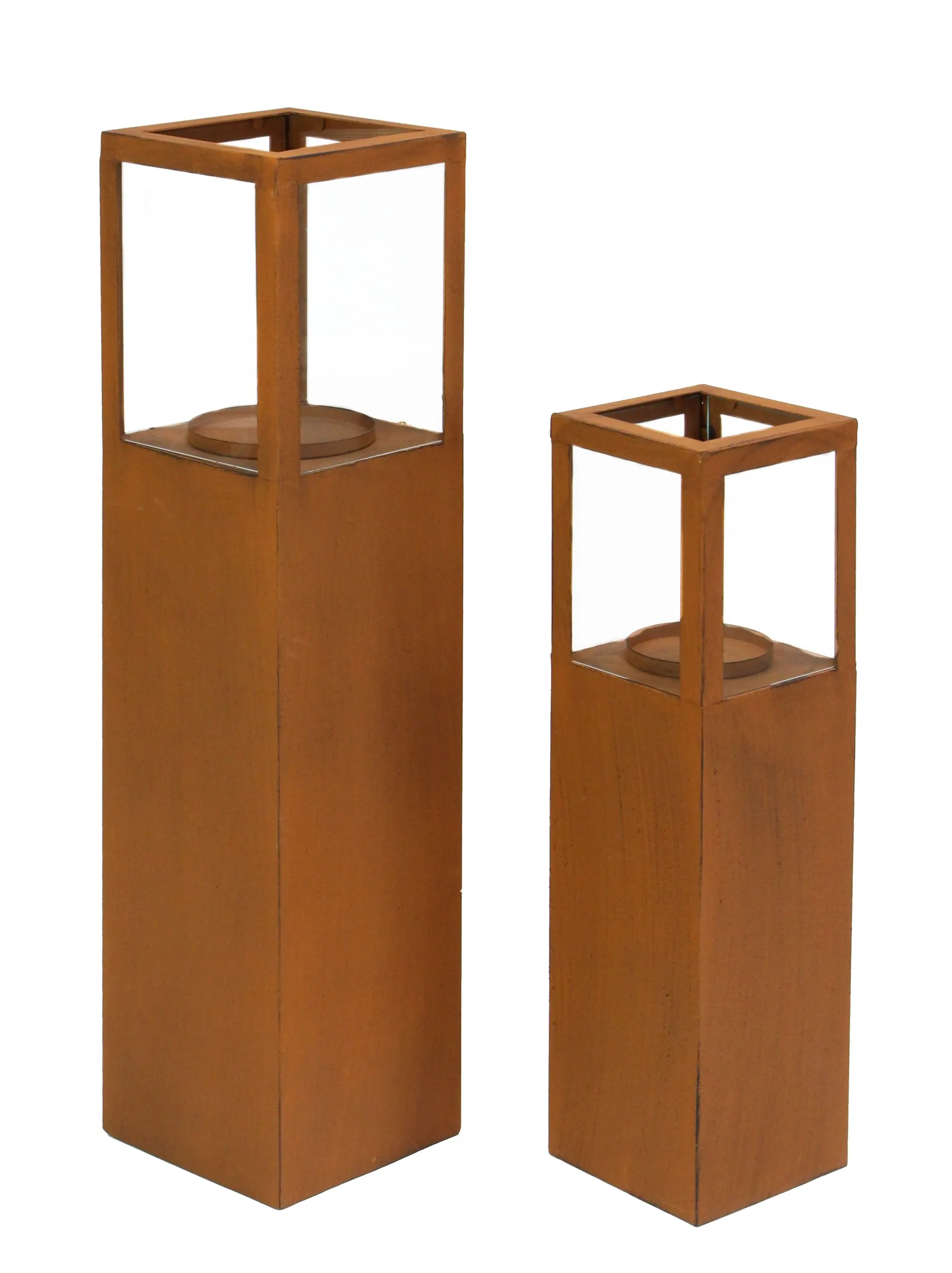 Windlichtsäule "Trend", 2er Set  im Frank Flechtwaren Online Shop für Laternen &amp; Co. kaufen
