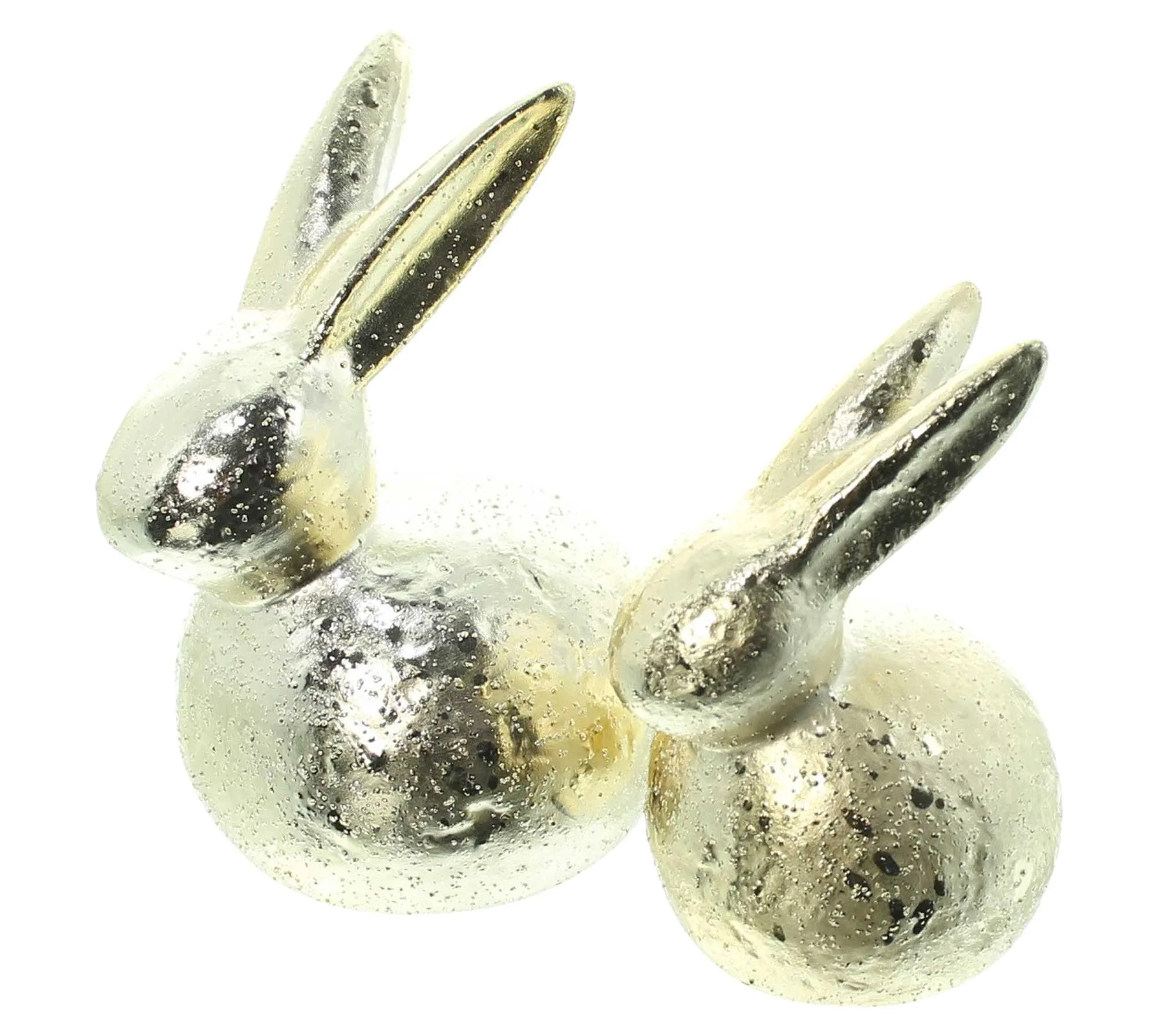 Hase "Gold", 2er Set  im Frank Flechtwaren Online Shop für Hasen &amp; Co kaufen