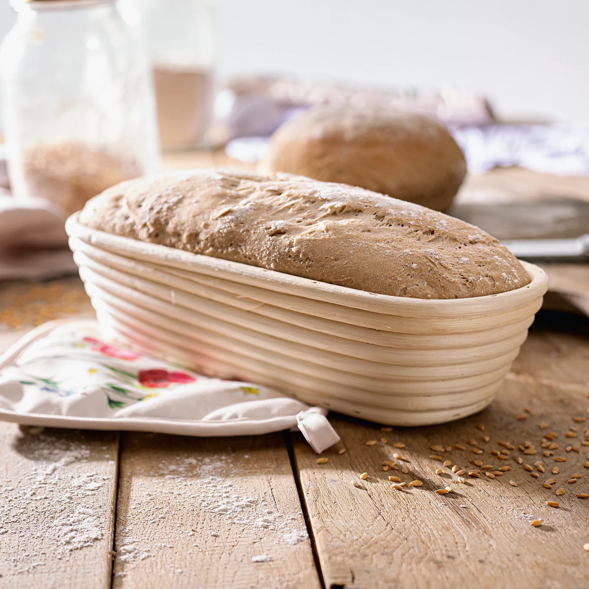 Gärkorb "Bread", länglich  im Frank Flechtwaren Online Shop kaufen