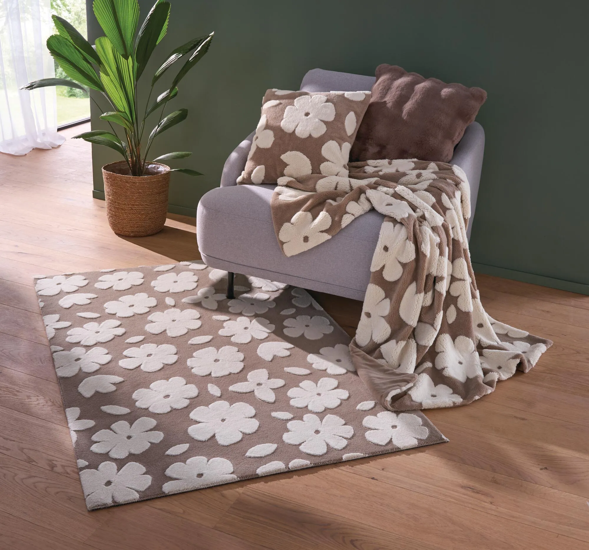 Kissenhülle "Blumenliebe"  im Frank Flechtwaren Online Shop für Kissenhüllen kaufen