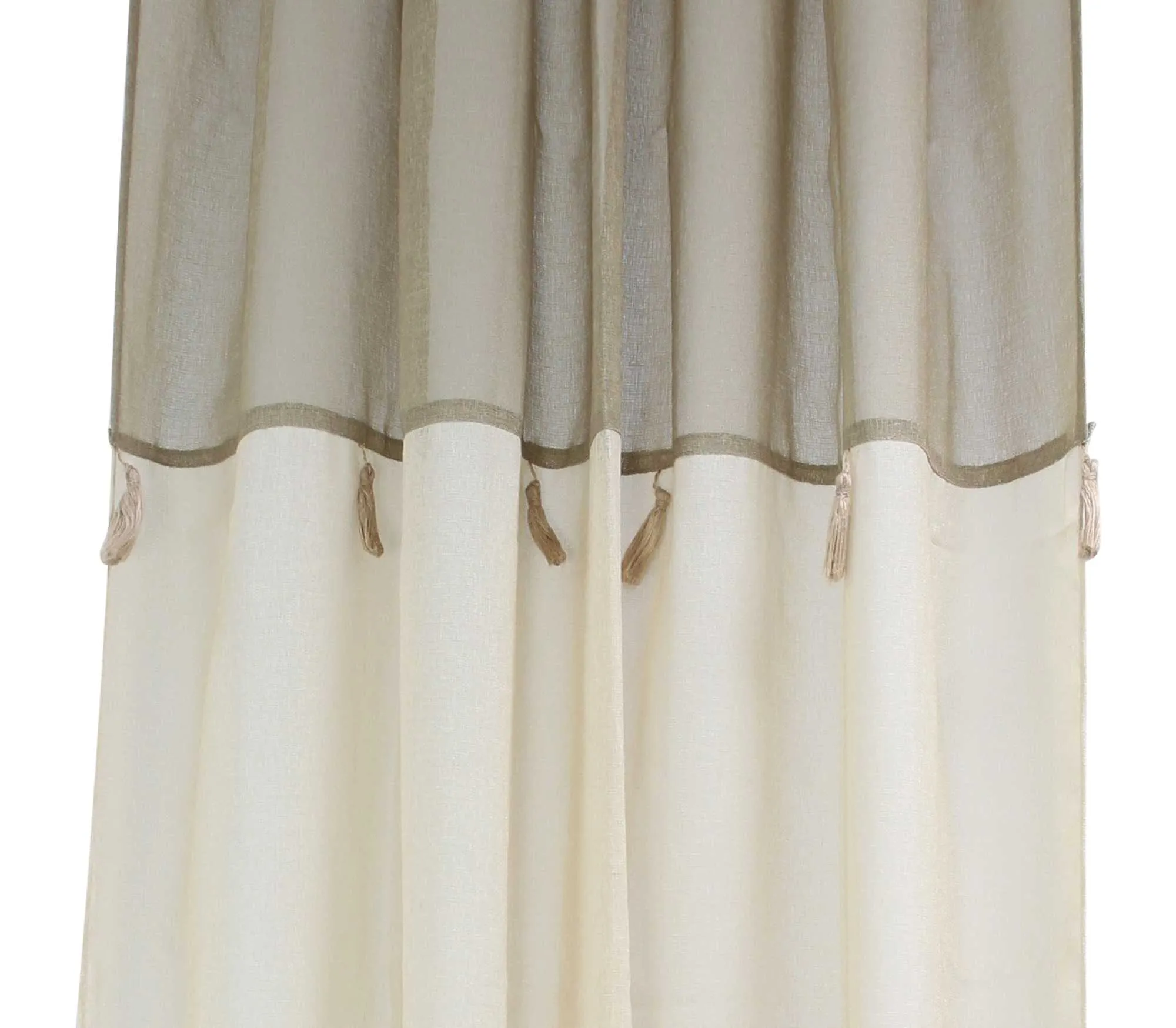 Vorhang "Quasten"  im Frank Flechtwaren Online Shop für Fenstervorhänge kaufen