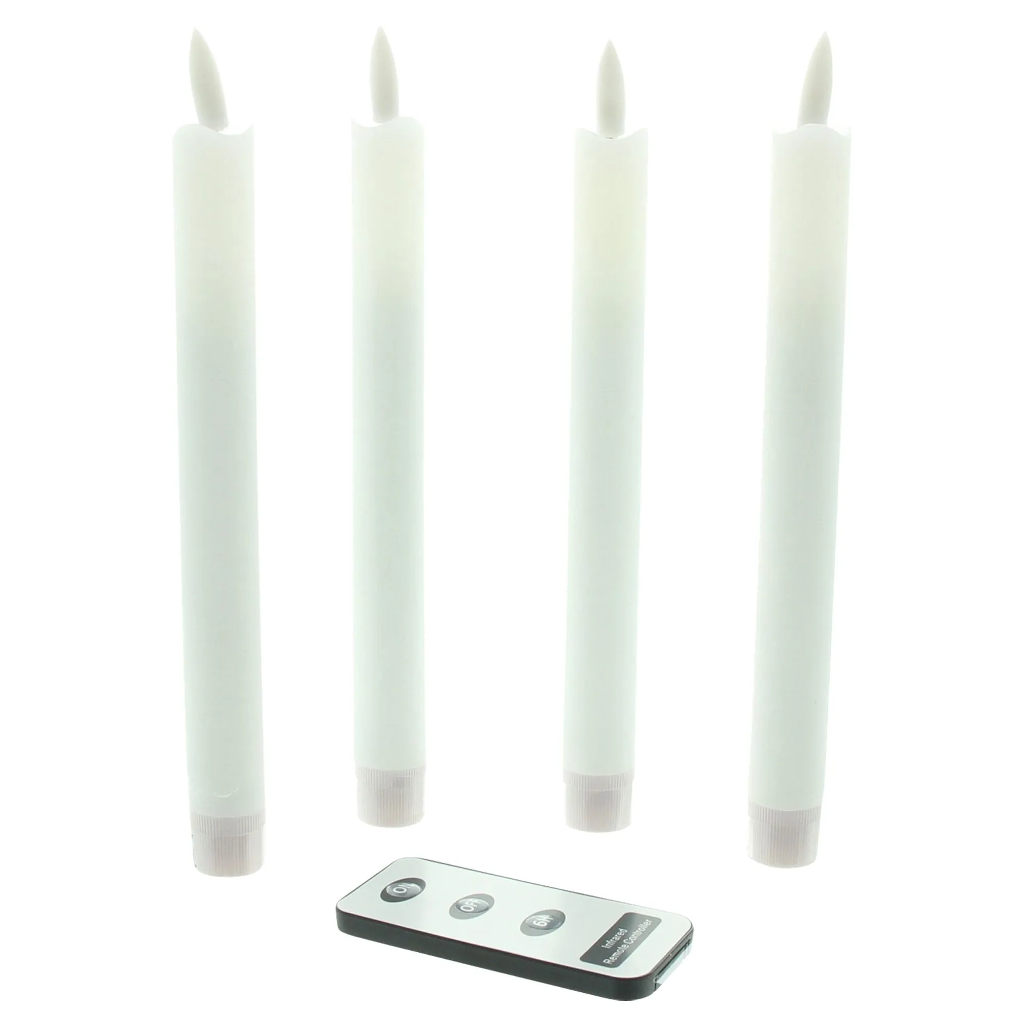 LED-Stabkerze "Classical", 4er Set  im Frank Flechtwaren Online Shop kaufen
