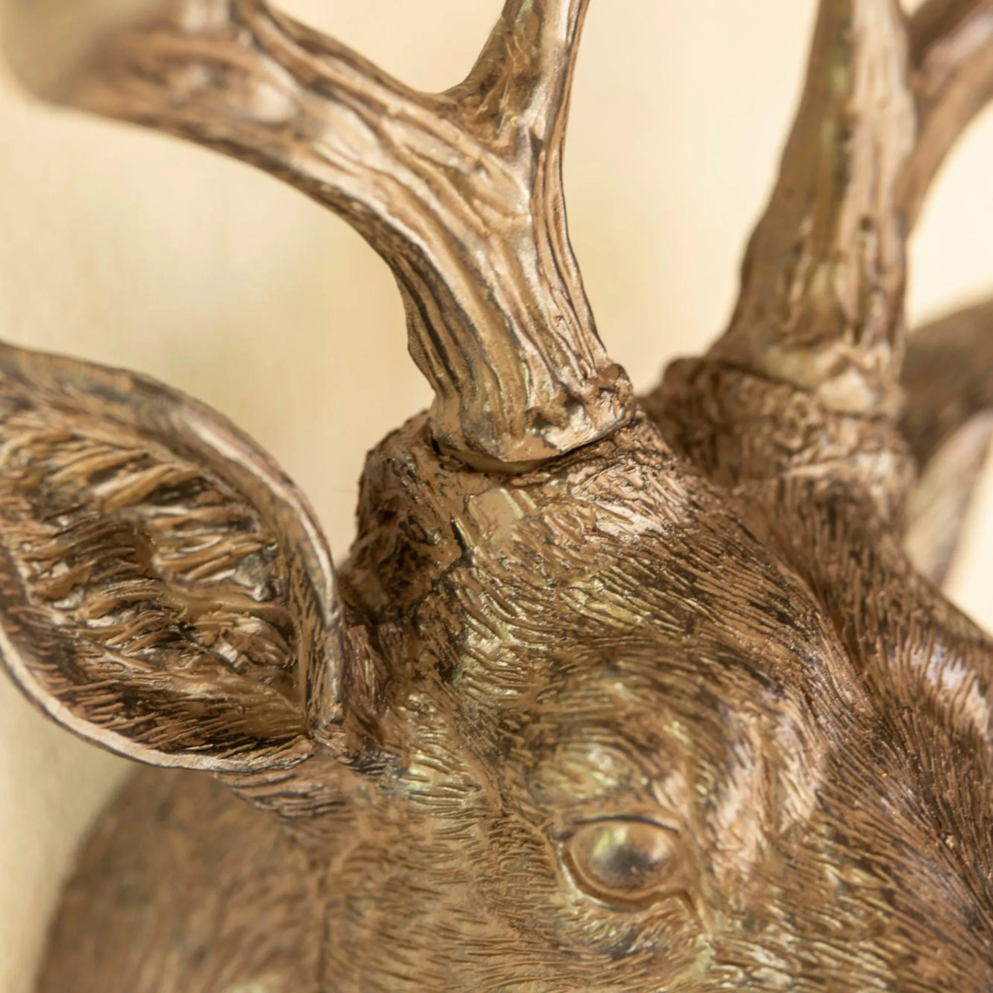 Deko-Hirsch "Golden", 2er Set  im Frank Flechtwaren Online Shop für For Animal Lovers kaufen