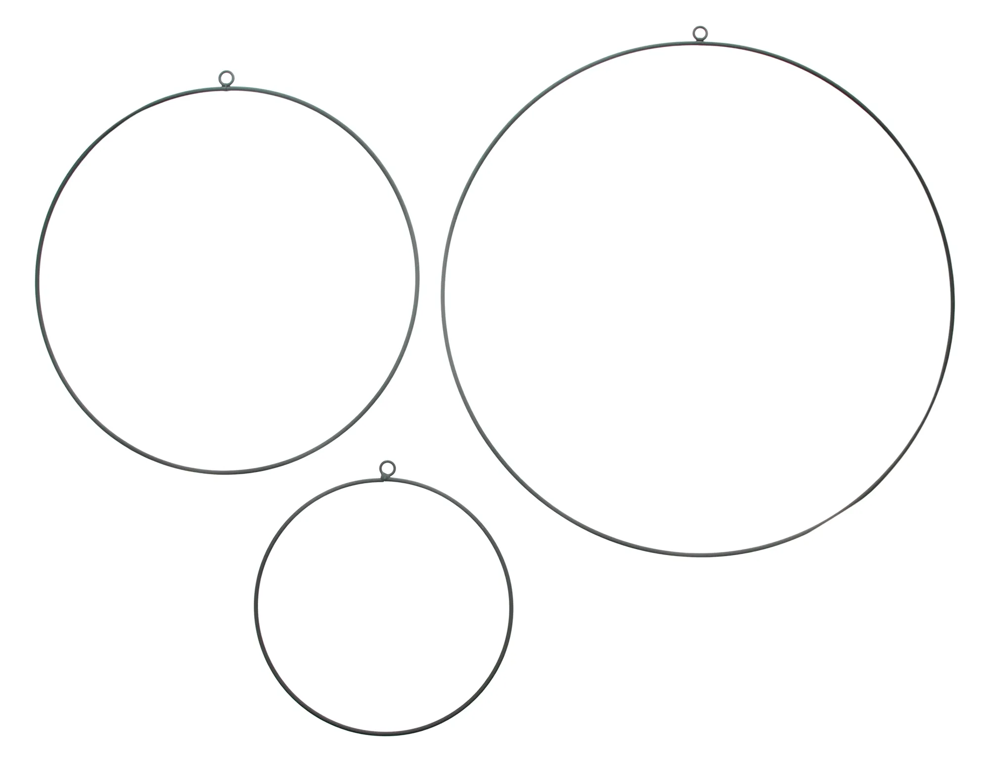 Hänger "Ring", 3er Set  im Frank Flechtwaren Online Shop für Black &amp; White kaufen