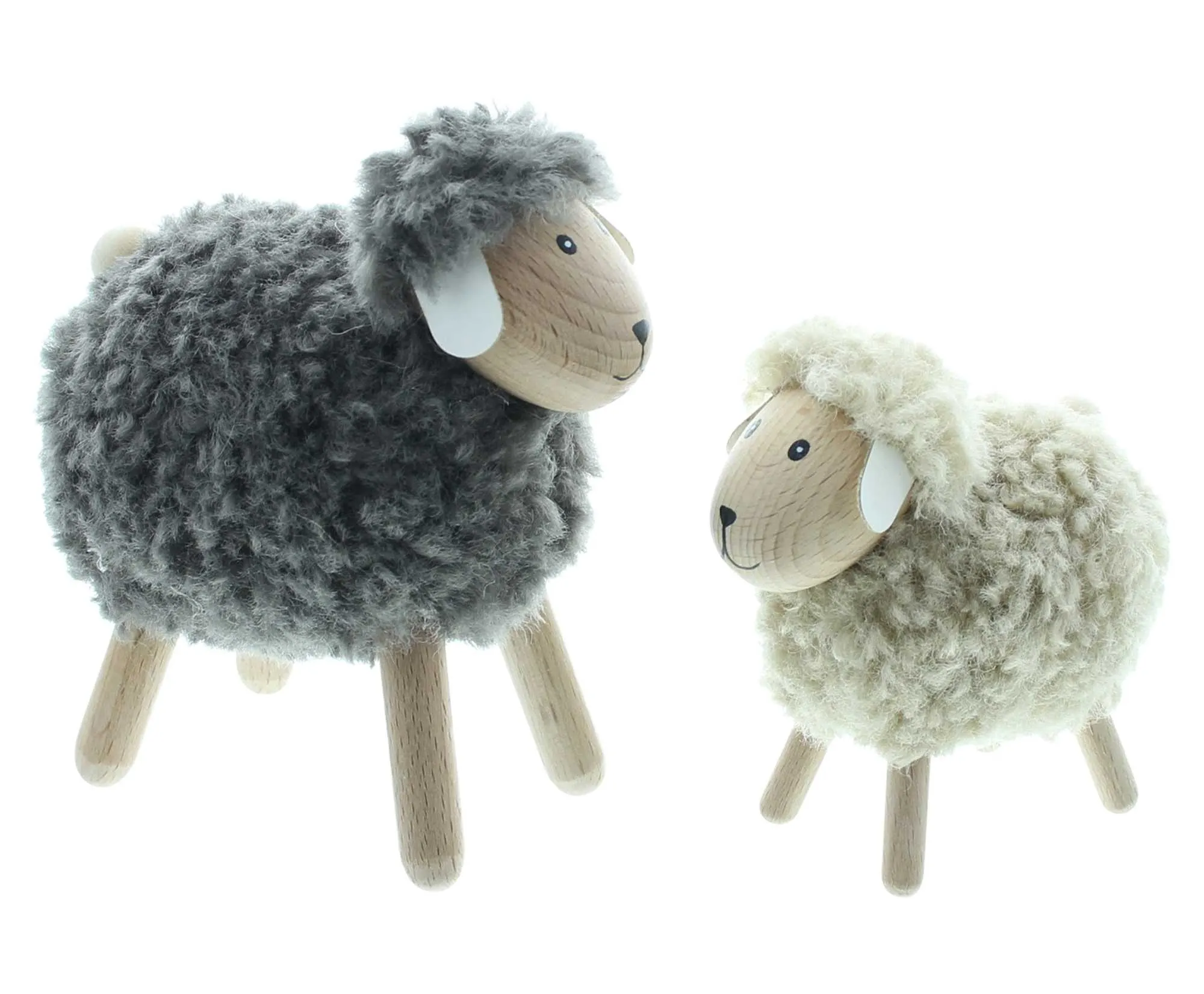 Schaf "Grand &amp; Petit", 2er Set  im Frank Flechtwaren Online Shop für Hasen &amp; Co kaufen