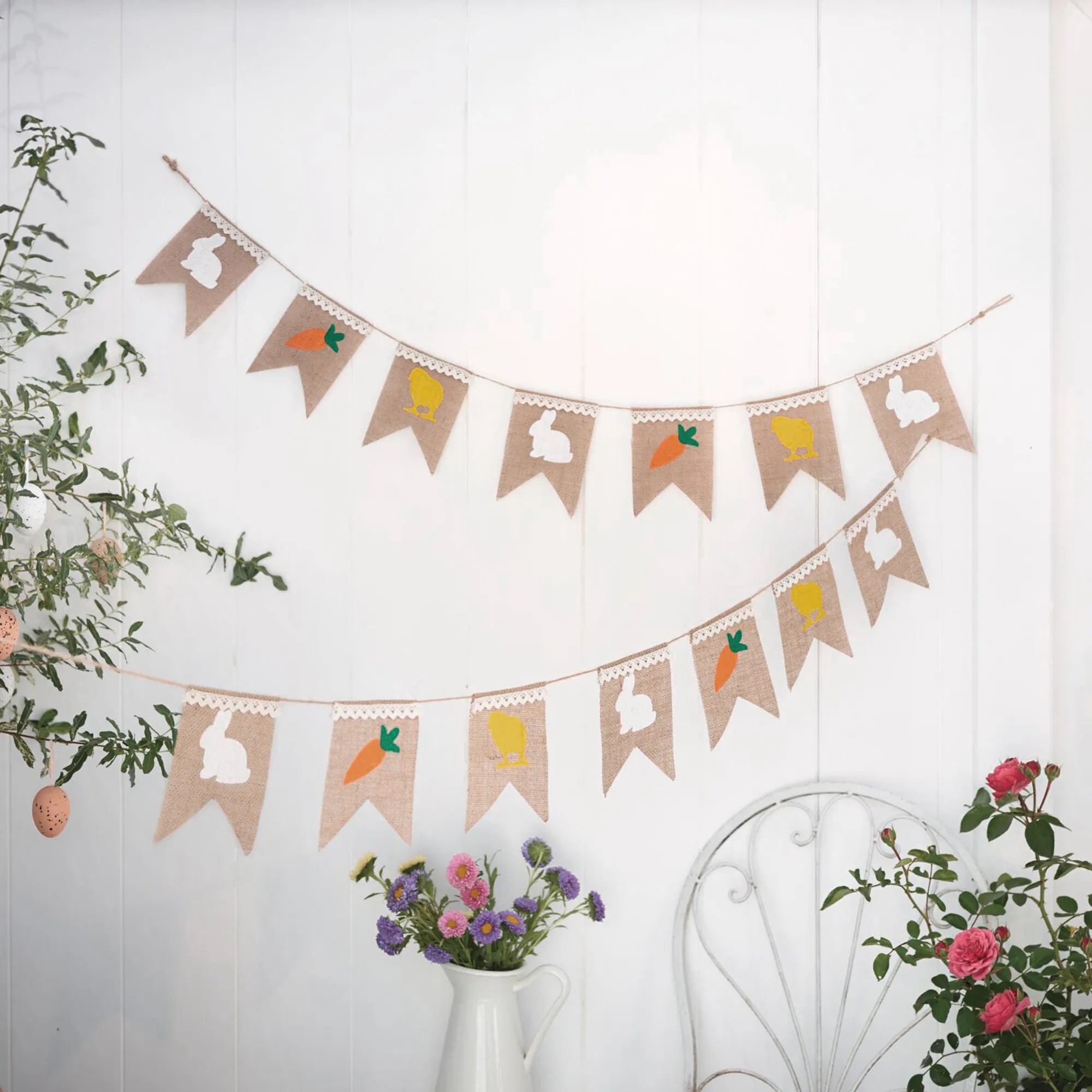 Wimpelgirlande "Ostern", 2er Set  im Frank Flechtwaren Online Shop kaufen