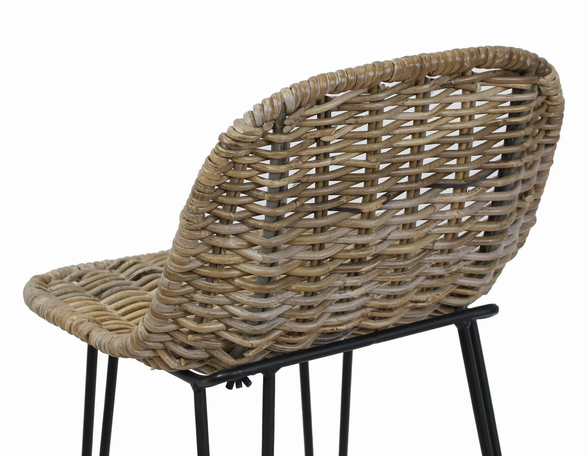 Rattanbarstuhl "Modern Line"  im Frank Flechtwaren Online Shop für Flechtmöbel kaufen