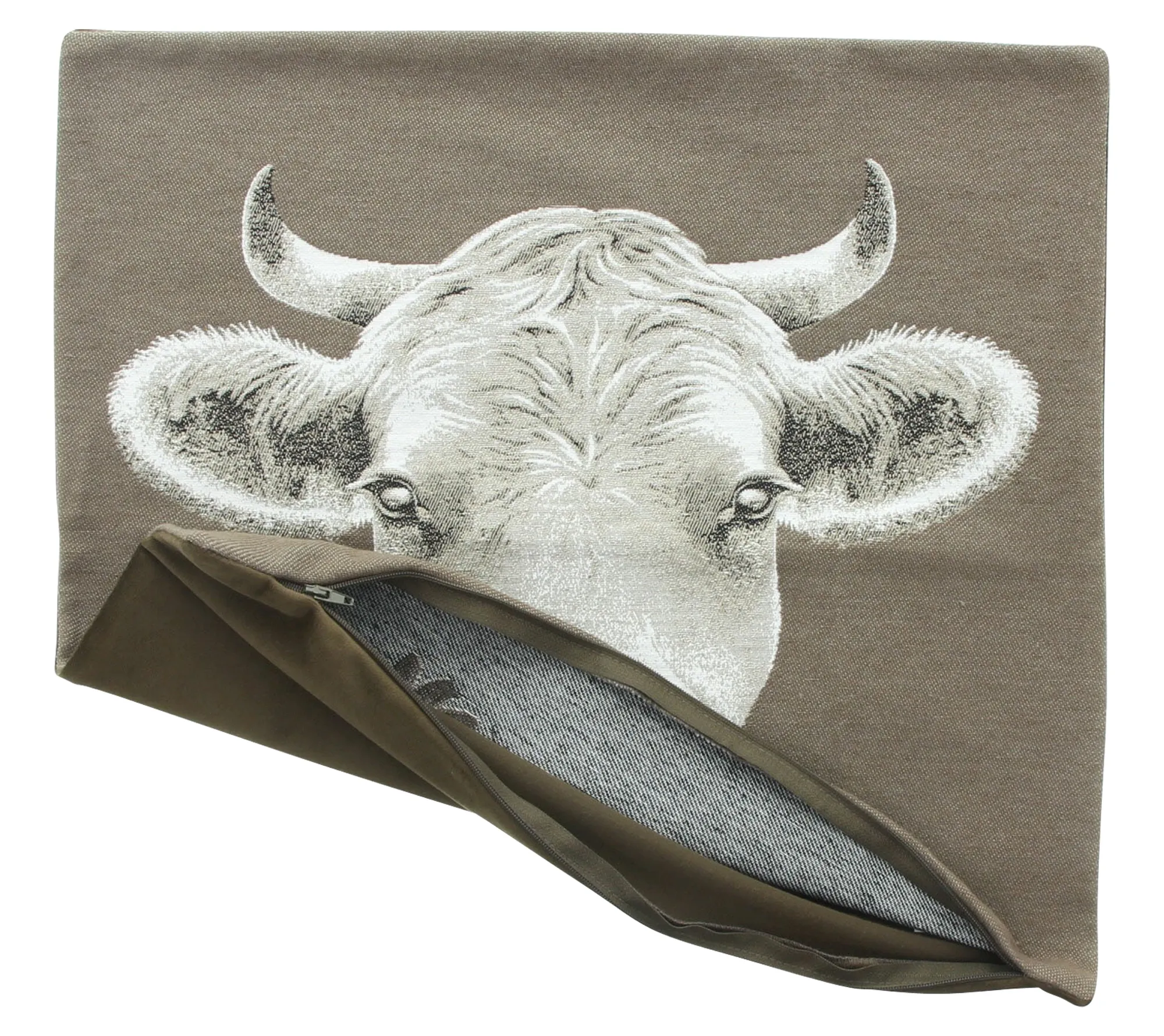 Kissenhülle "Cozy Cow"  im Frank Flechtwaren Online Shop für For Animal Lovers kaufen