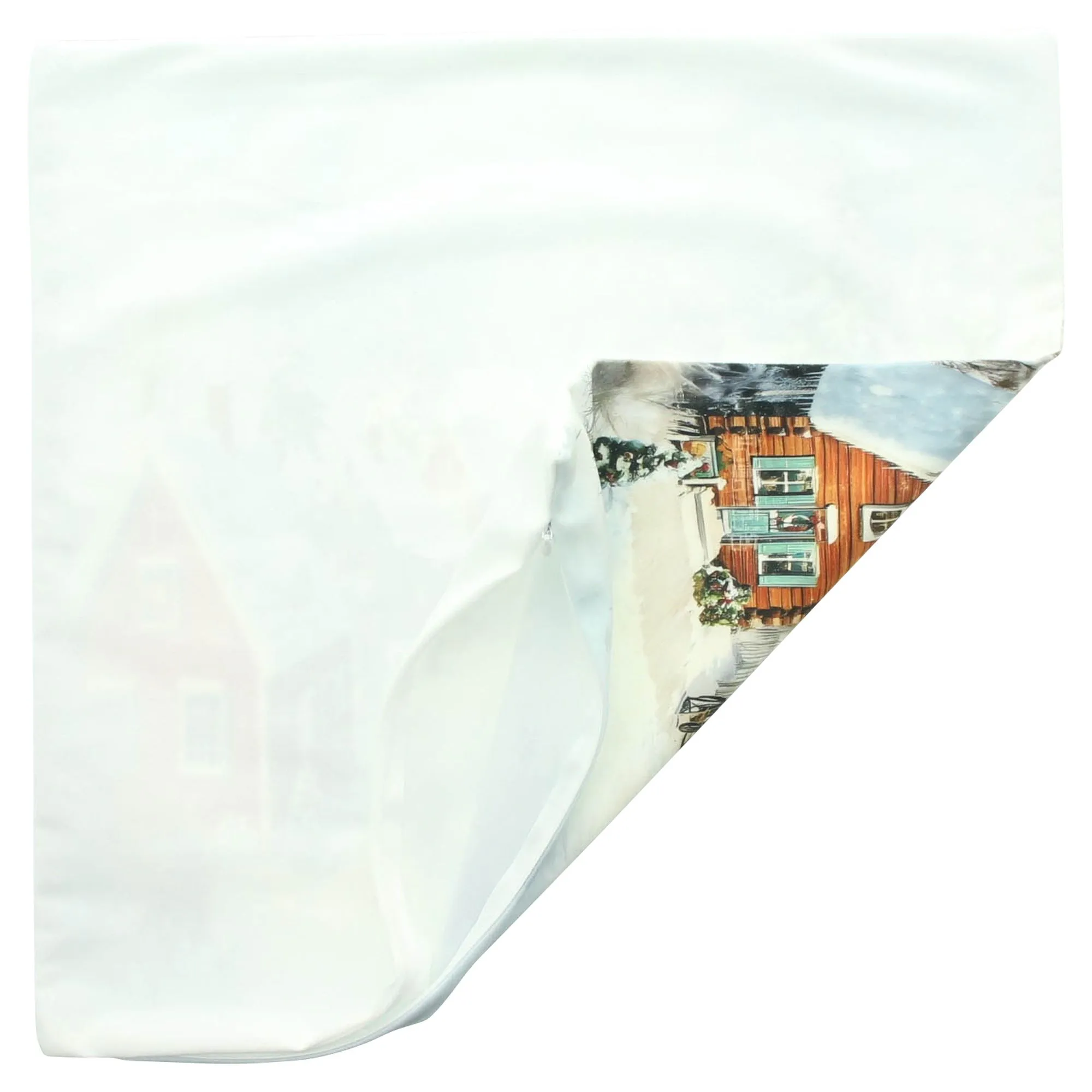 Kissenhülle "Winterdorf"  im Frank Flechtwaren Online Shop für Weihnachtliche Kissen &amp; Kissenhüllen kaufen