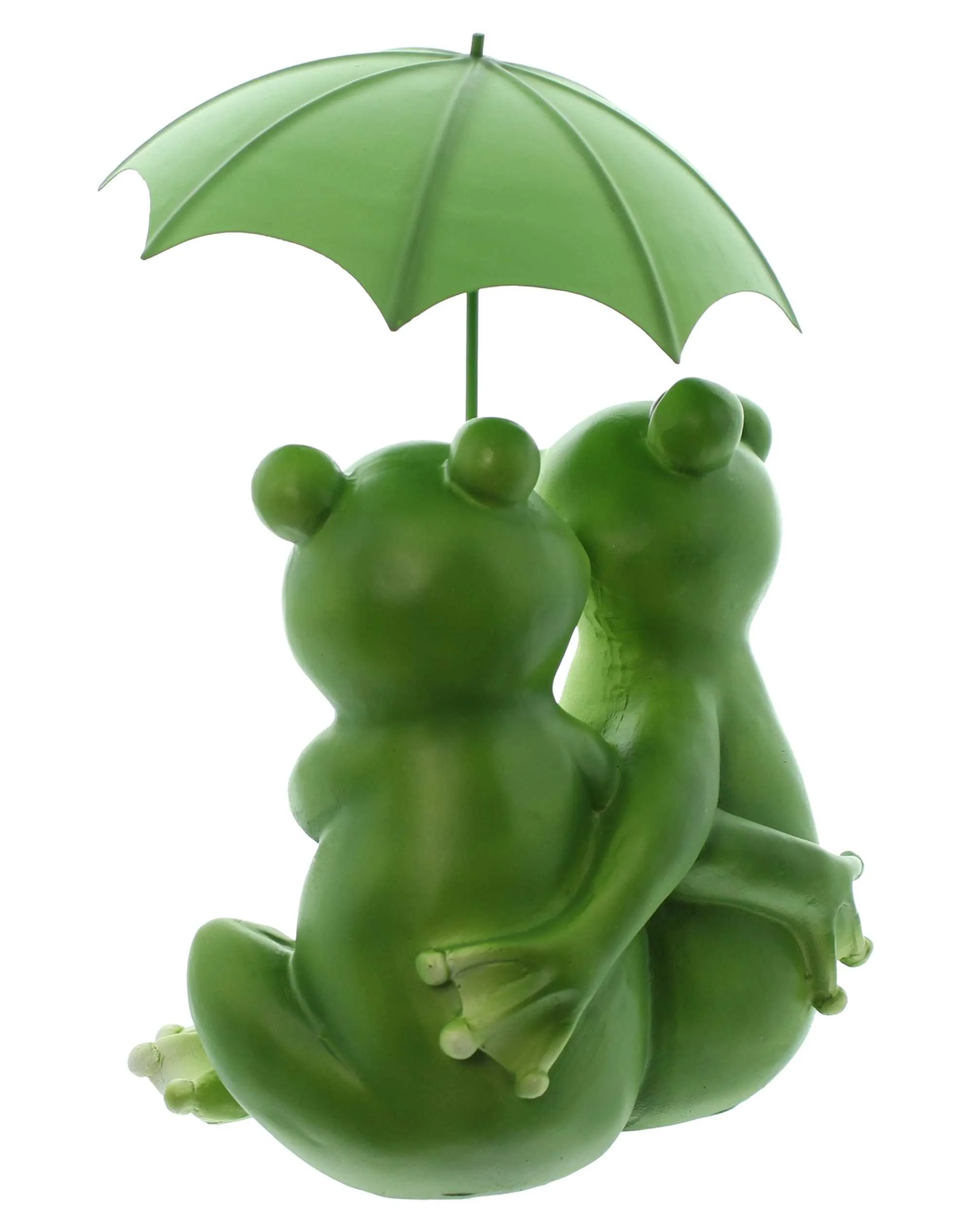 Froschpaar "Regenschirm"  im Frank Flechtwaren Online Shop für Dekofiguren kaufen