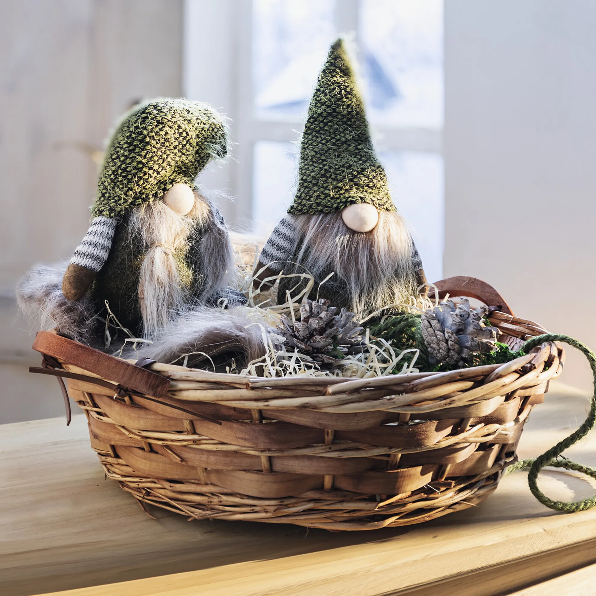 Füllkorb "Spanstreifen"  im Frank Flechtwaren Online Shop für Füllkörbe &amp; Universalkörbe kaufen