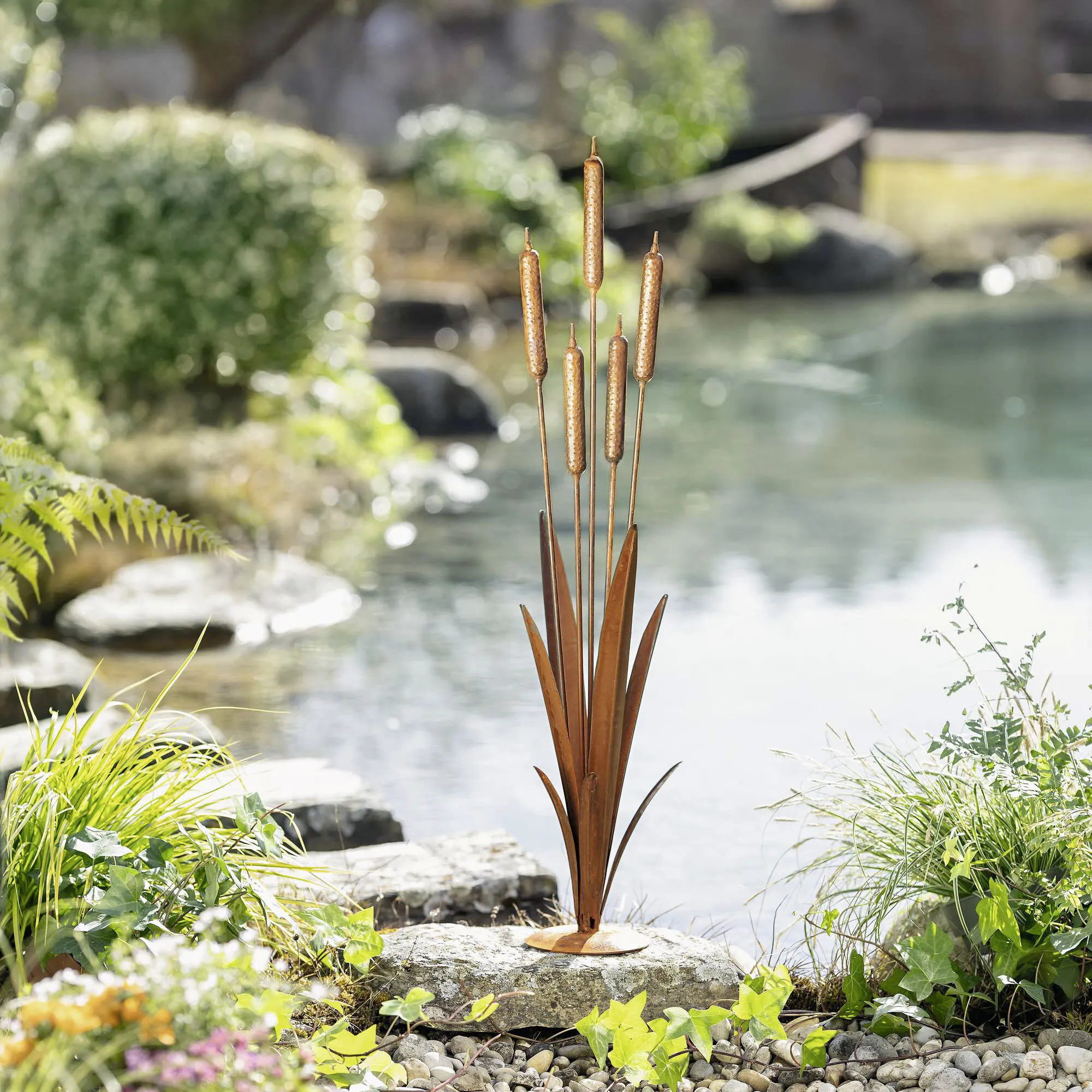 Gartendeko "Schilf"  im Frank Flechtwaren Online Shop kaufen