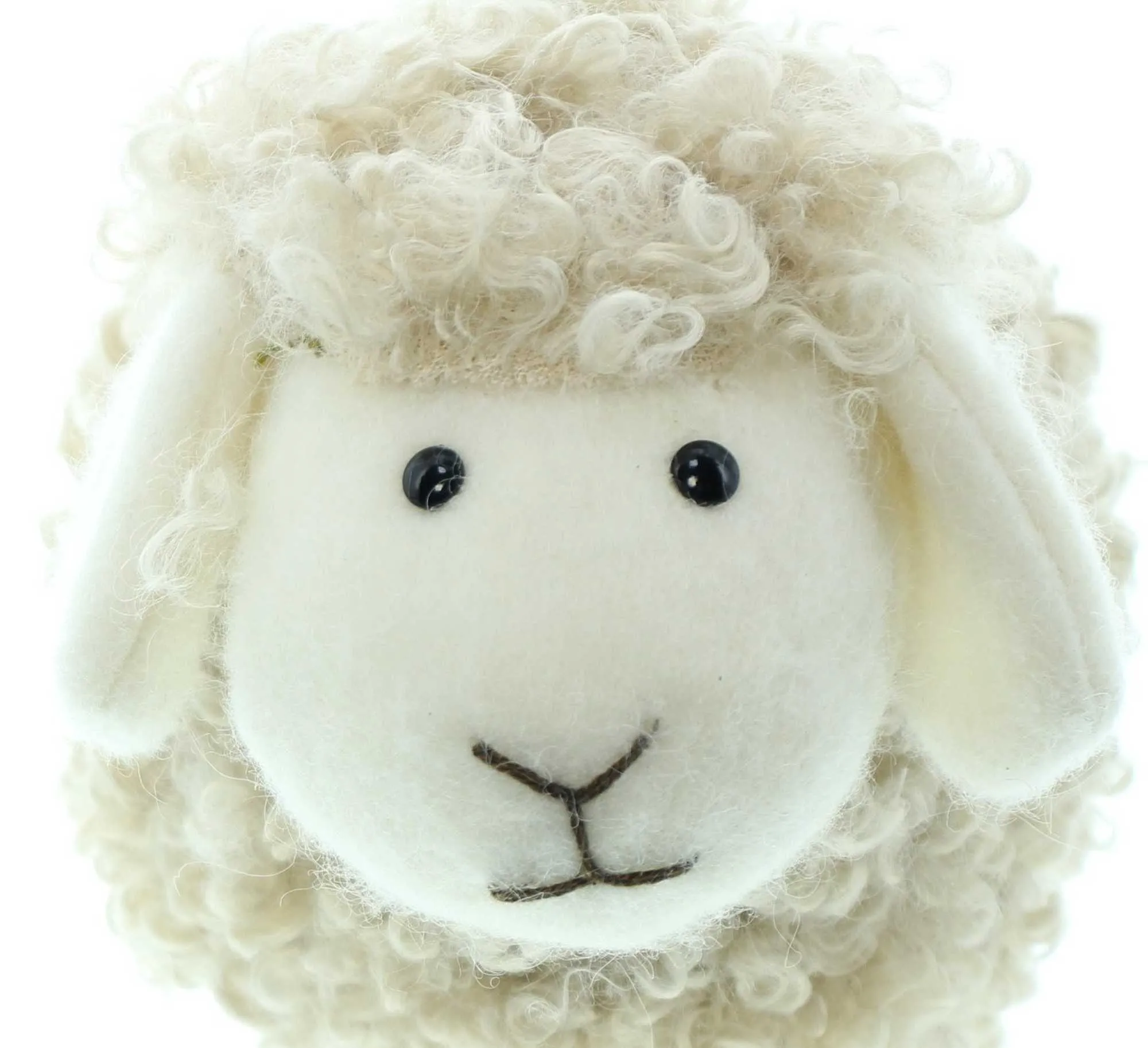 Dekoschäfchen "Wolli"  im Frank Flechtwaren Online Shop für Hasen &amp; Co kaufen
