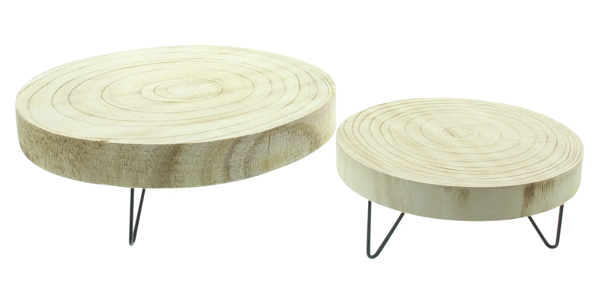 Baumscheibe "Natur", 2er Set  im Frank Flechtwaren Online Shop für Festlich eingedeckt kaufen