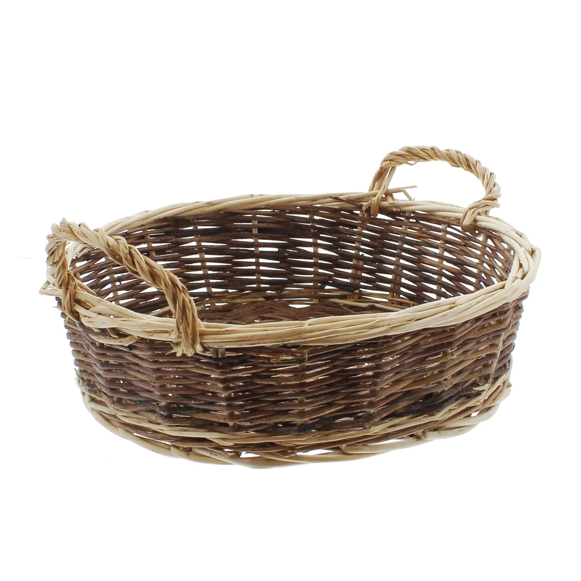 Schale "Natur/Weiß", groß  im Frank Flechtwaren Online Shop für Schalen kaufen