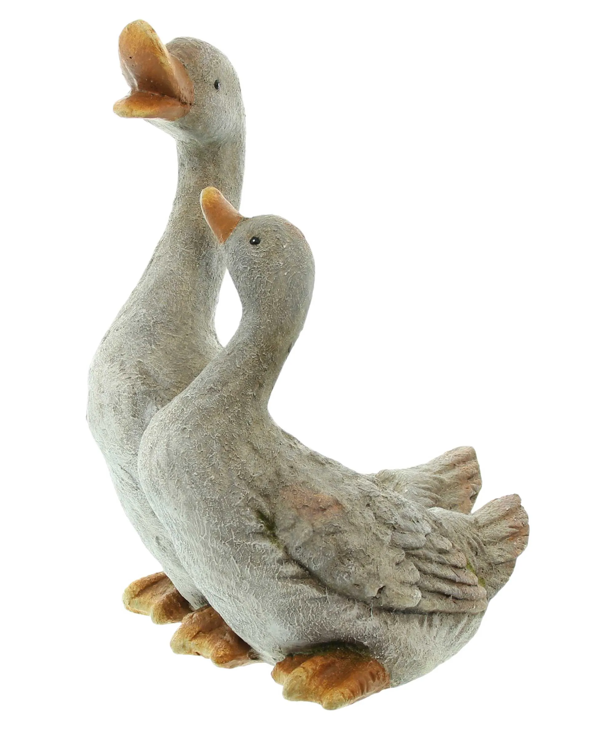 Pflanzer "Gänsepaar"  im Frank Flechtwaren Online Shop für Figuren kaufen