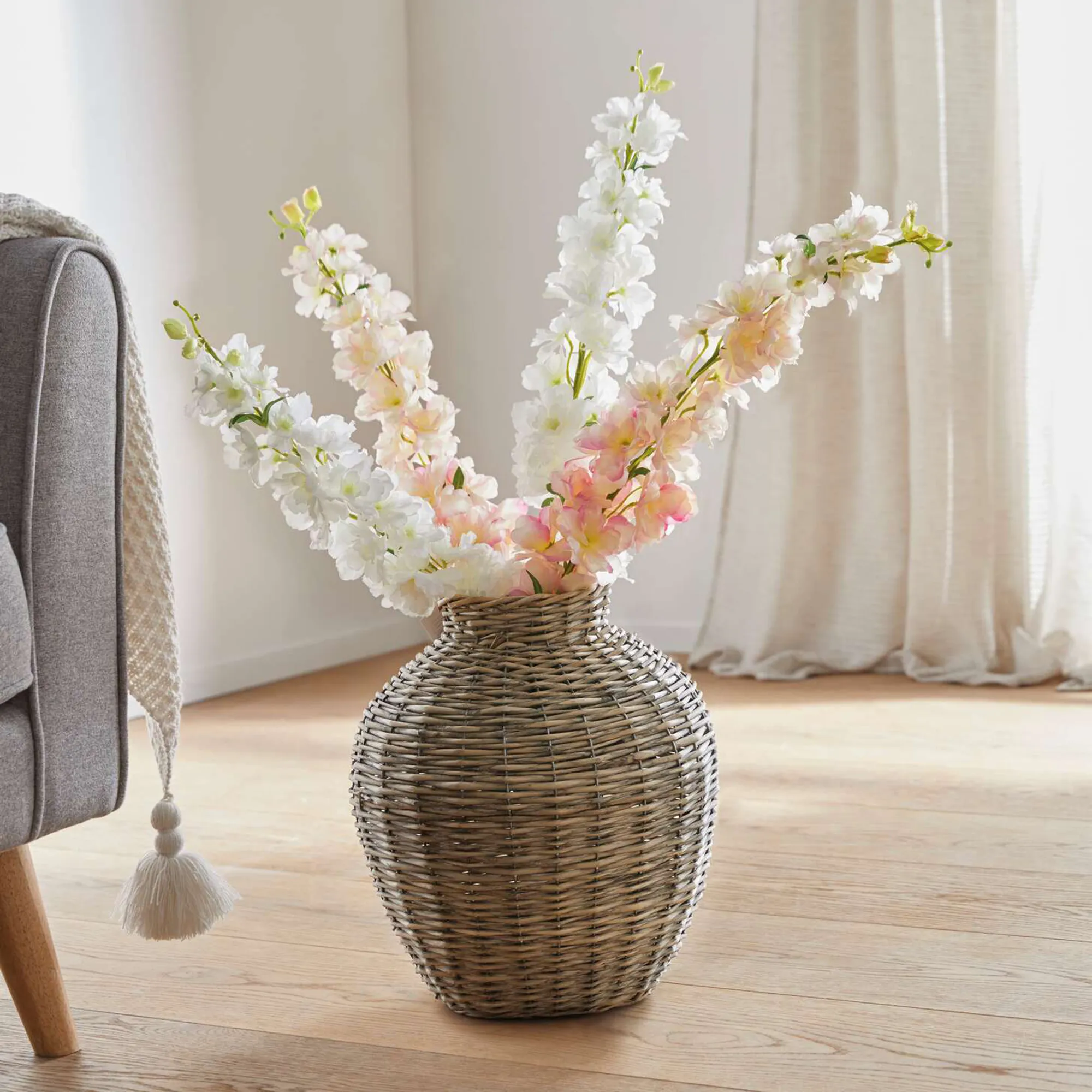 Kunstblume "Feldrittersporn", 2er Set  im Frank Flechtwaren Online Shop für Kunstpflanzen kaufen