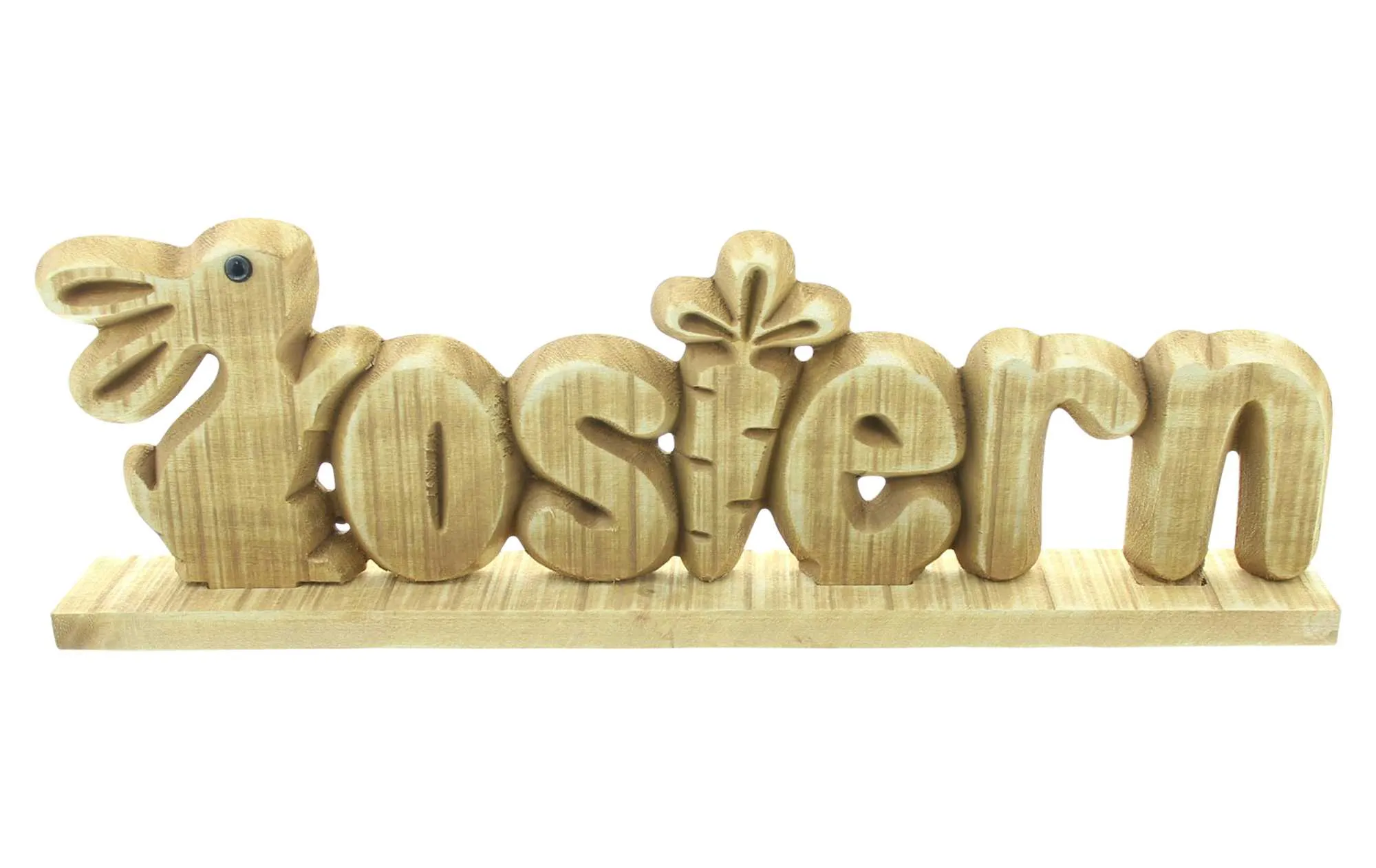 Schriftzug "Ostern"  im Frank Flechtwaren Online Shop für Hasen &amp; Co kaufen