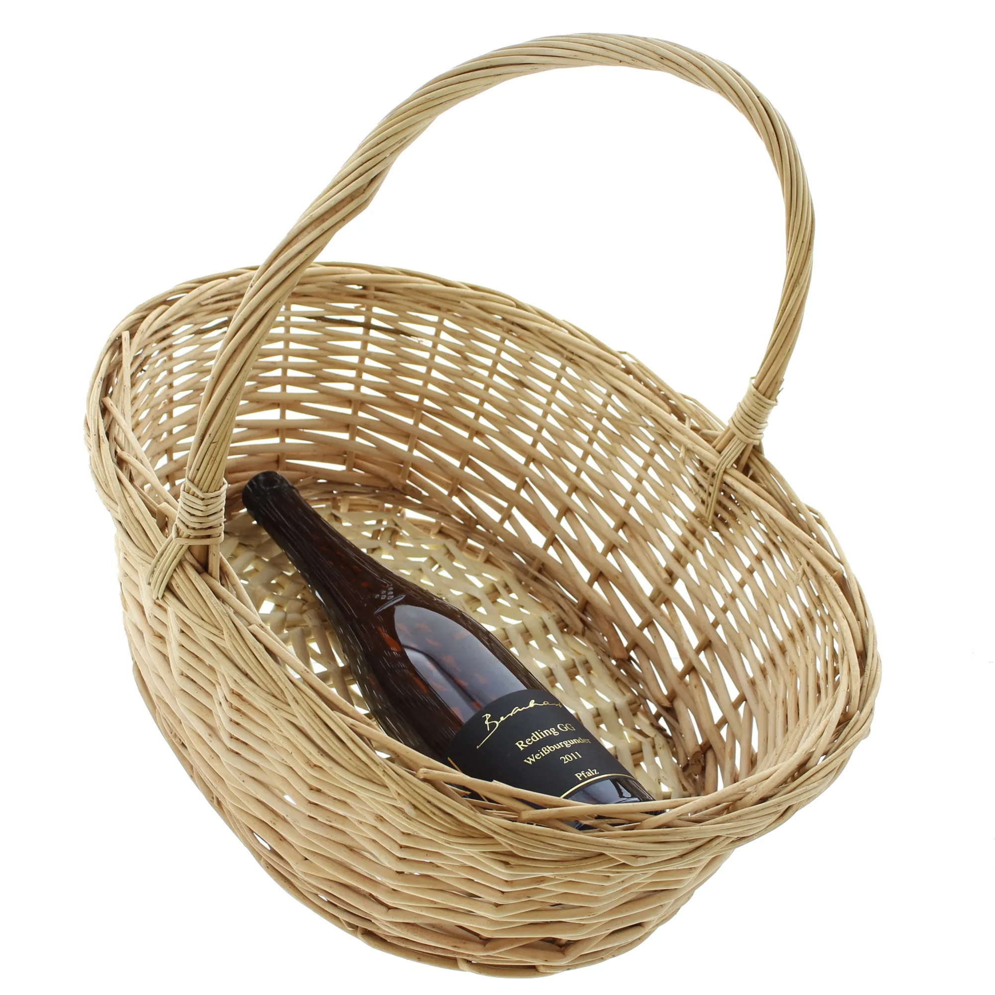 Bügelkorb "Naturweiß", groß  im Frank Flechtwaren Online Shop für Bügelkörbe kaufen
