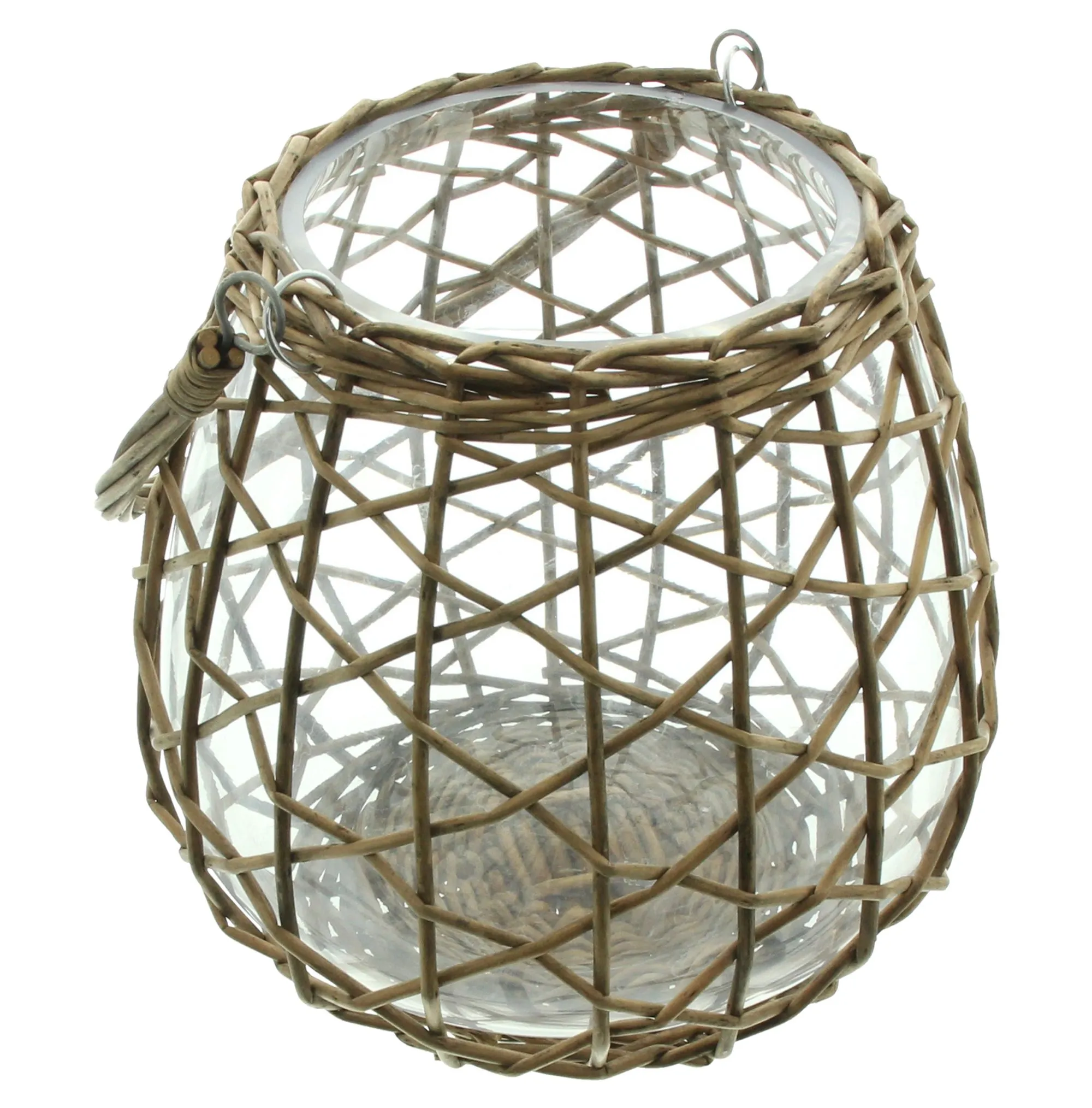 Windlicht "Geflecht"  im Frank Flechtwaren Online Shop für Naturtöne kaufen