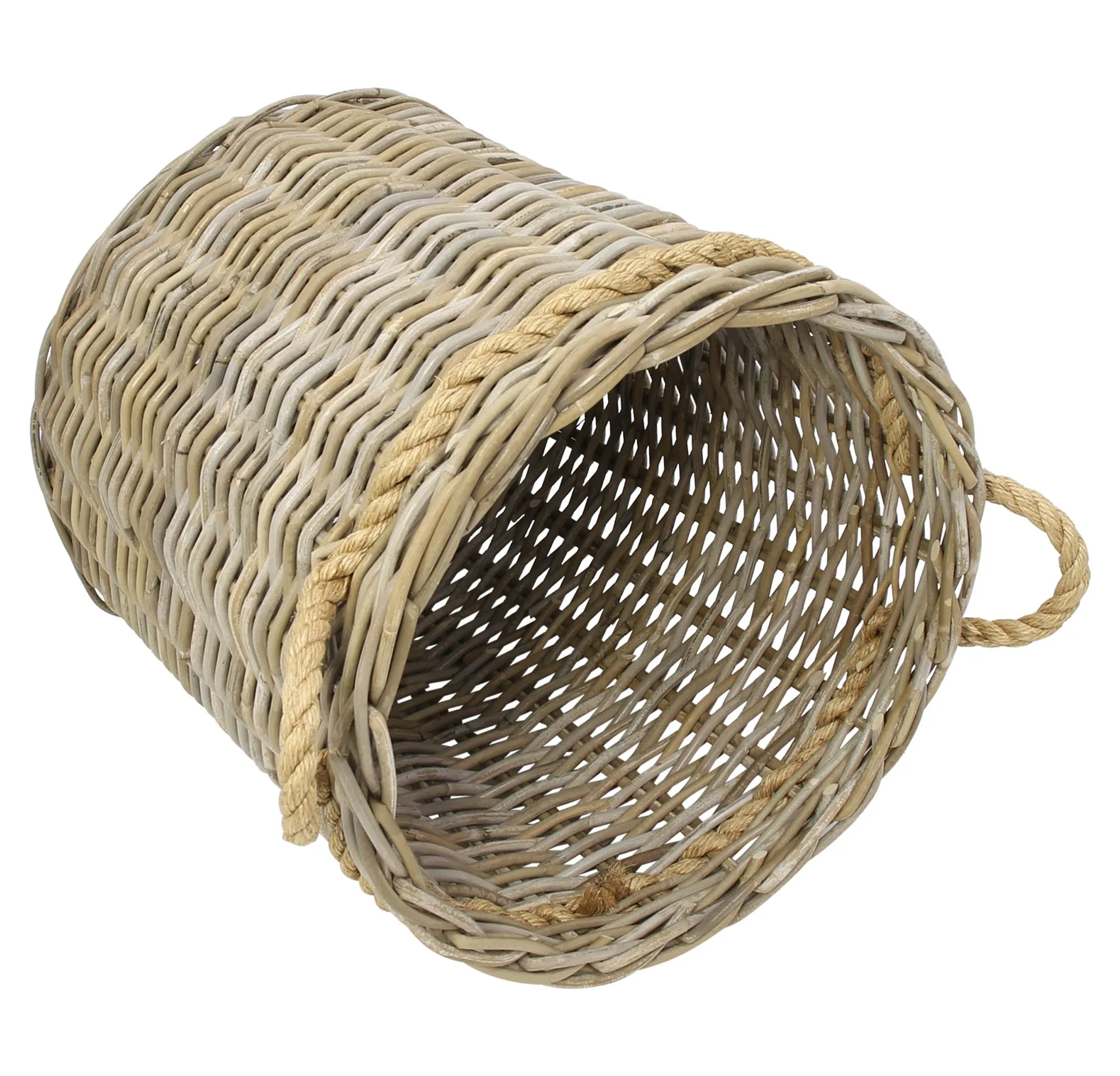 Rattankorb "Koboo-Grey"  im Frank Flechtwaren Online Shop für Landhaus-Flair kaufen