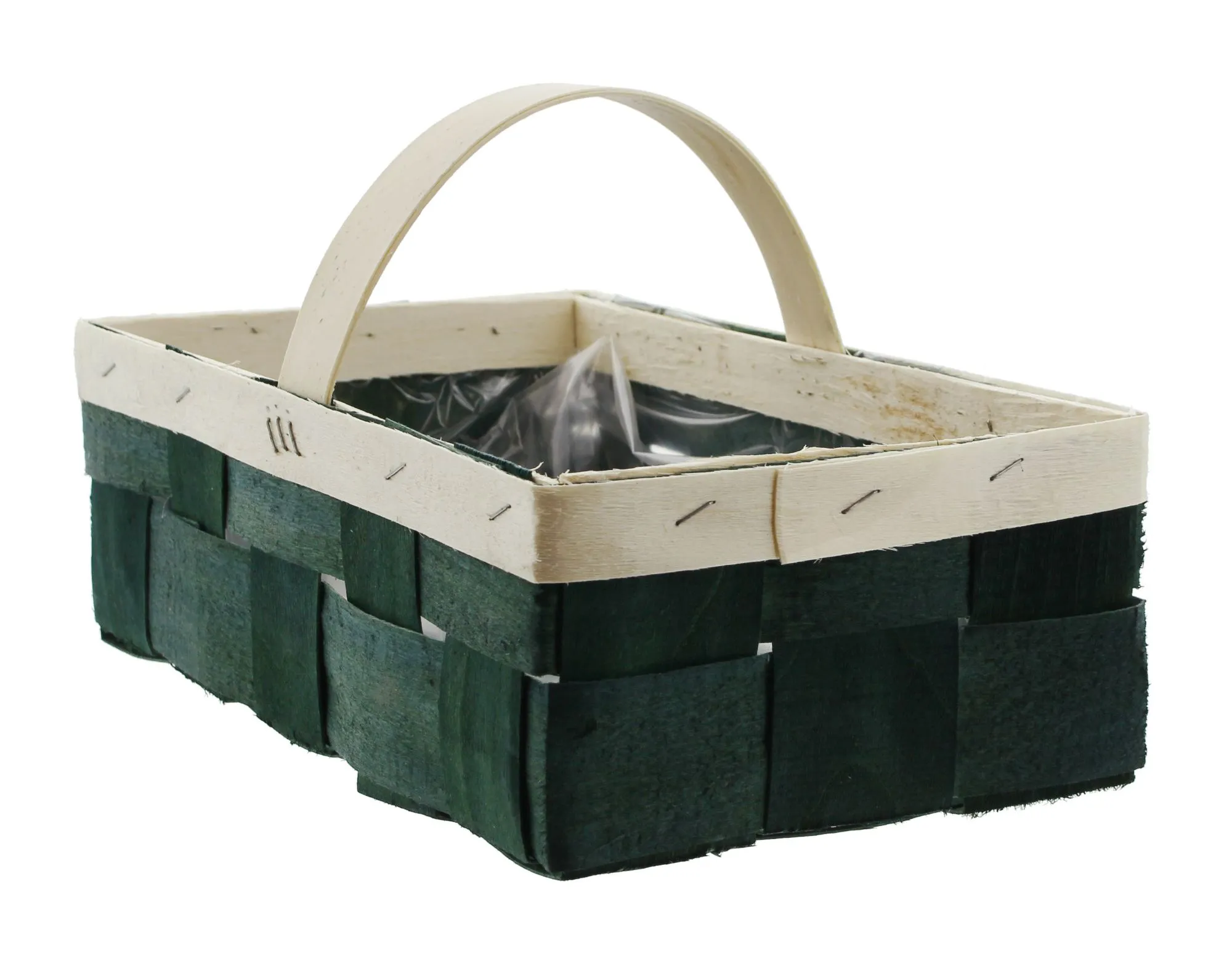 Bügelkorb "Gefärbt", grün  im Frank Flechtwaren Online Shop für Korbwaren: Handmade in Europe kaufen
