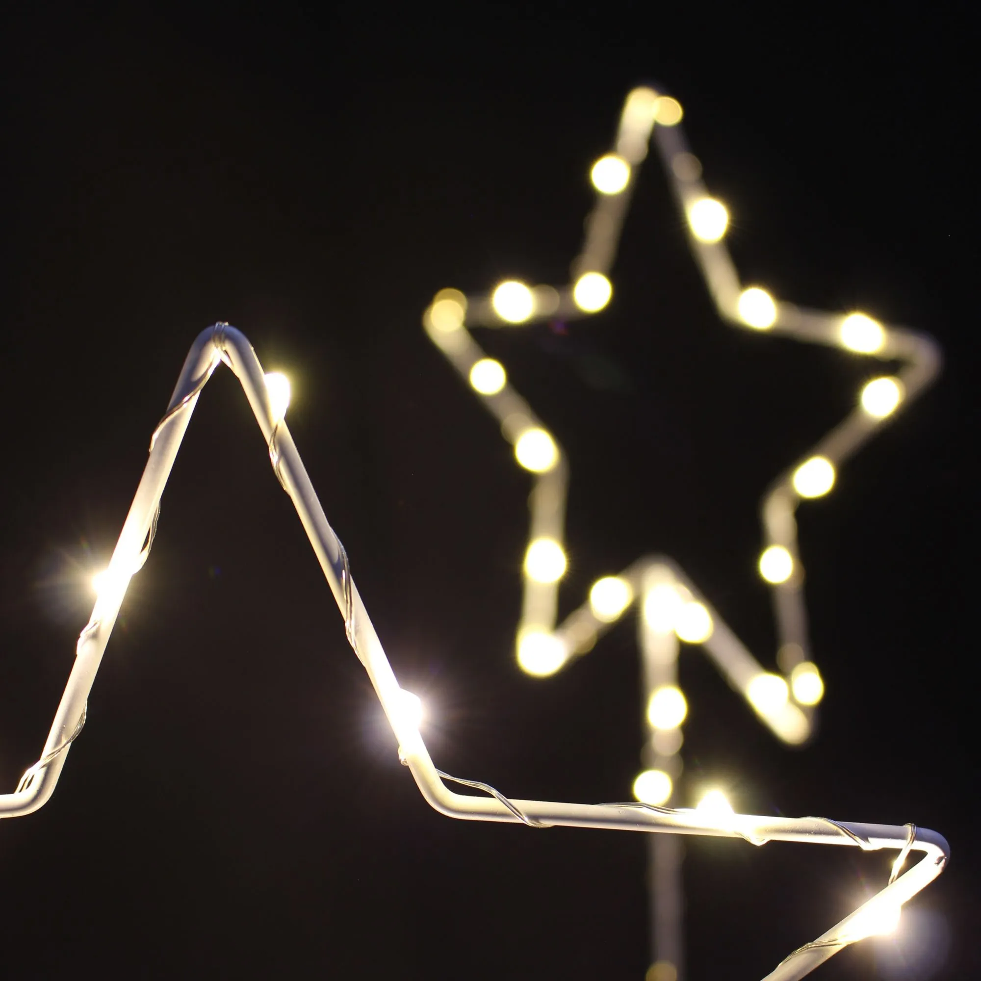 LED-Deko "Stern", 2er Set  im Frank Flechtwaren Online Shop für Sterne kaufen