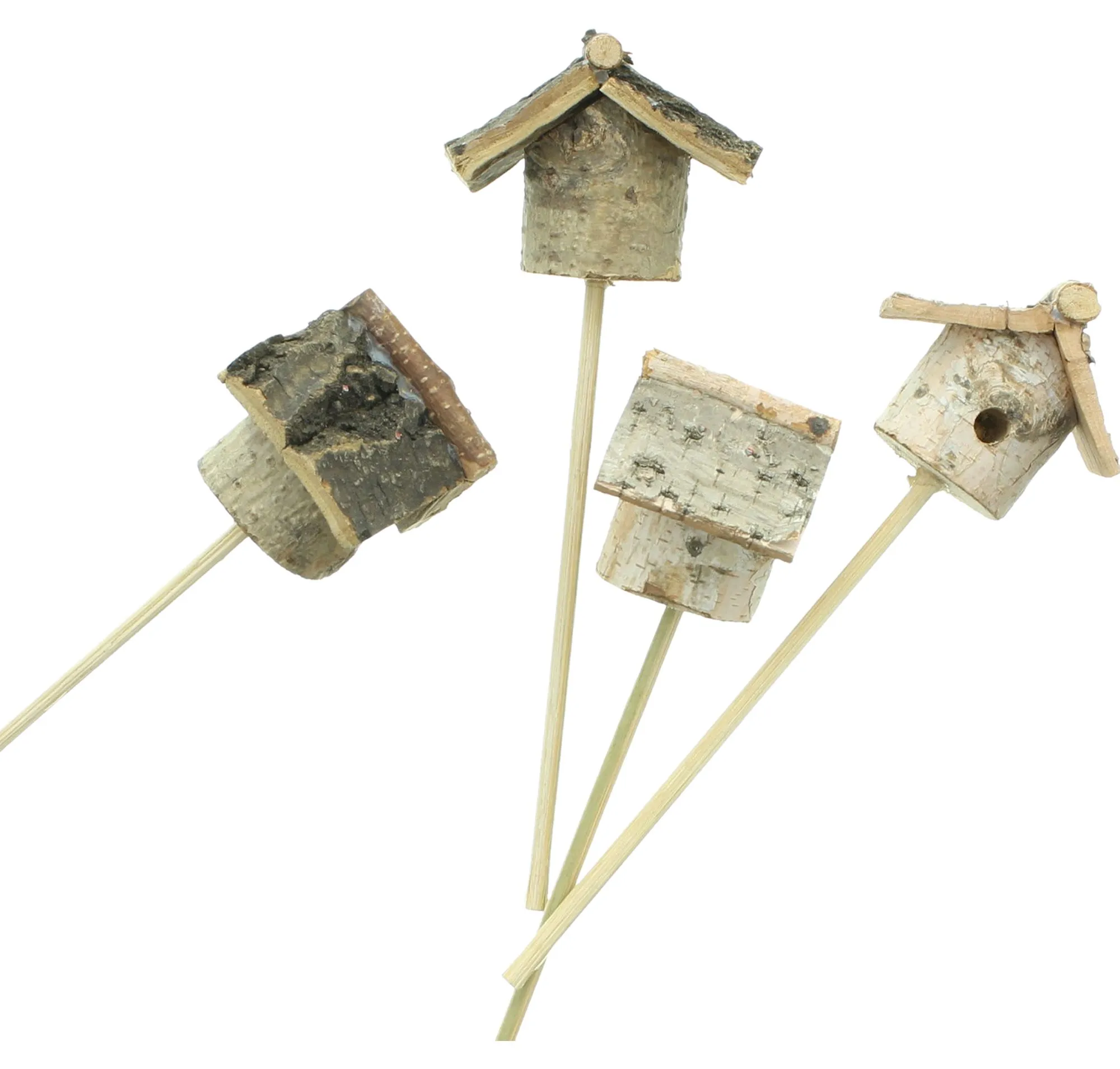 Stecker "Häuschen", 4er Set  im Frank Flechtwaren Online Shop für Aus dem Häuschen kaufen