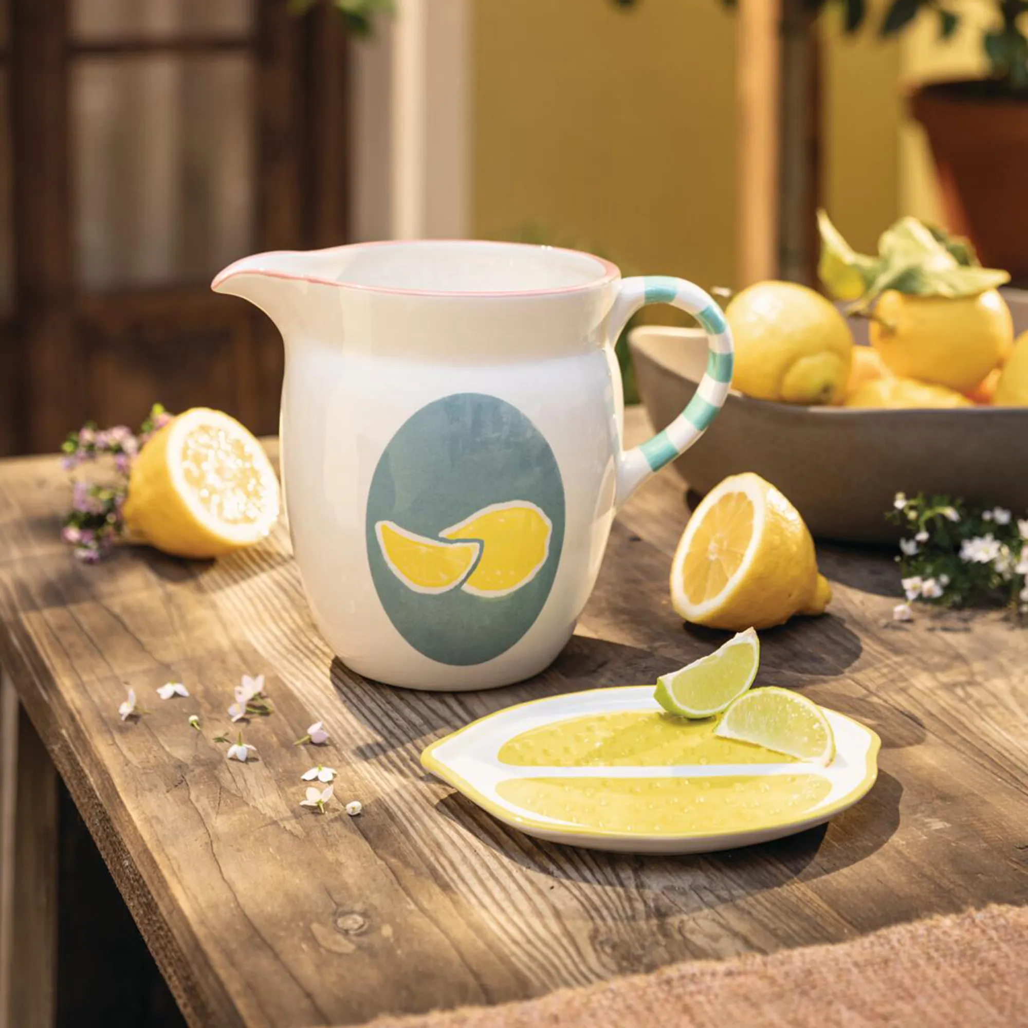 Teller "Summer Feeling", 2er Set  im Frank Flechtwaren Online Shop kaufen