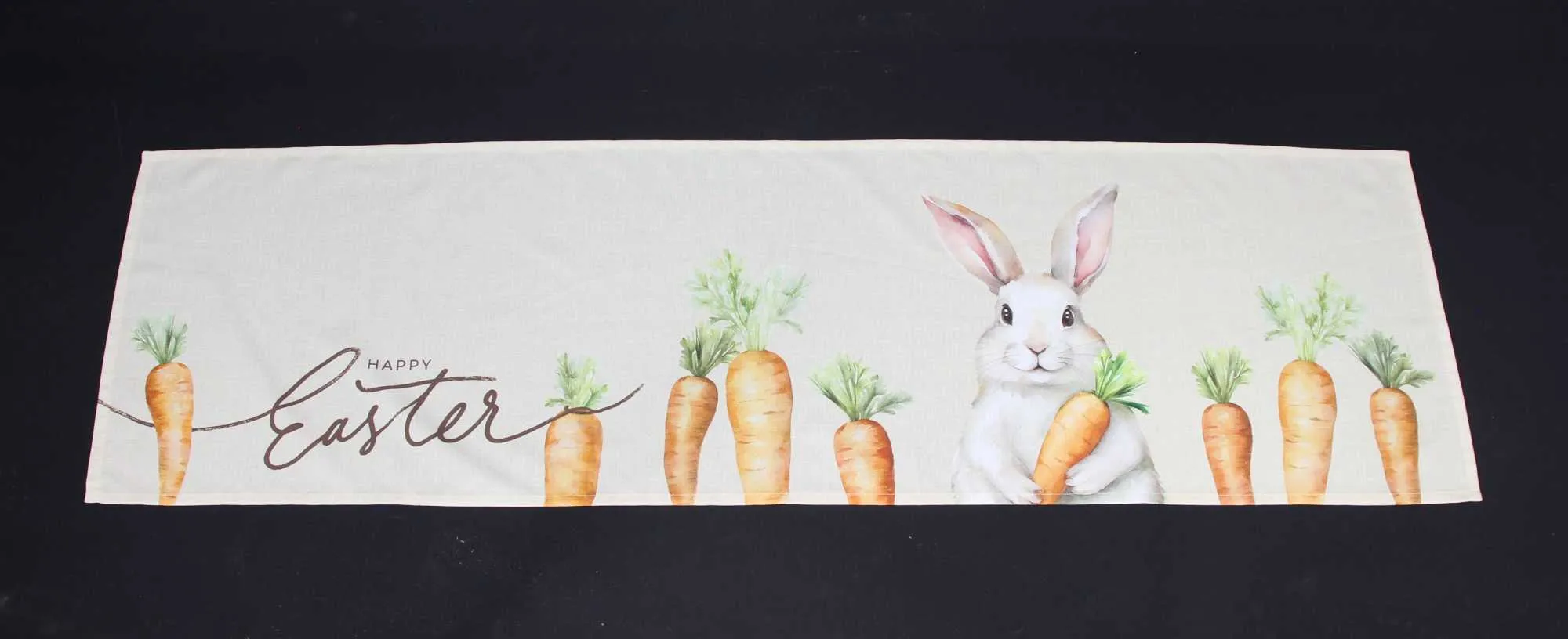 Tischläufer "Happy Easter"  im Frank Flechtwaren Online Shop für Österliche Tischwäsche kaufen