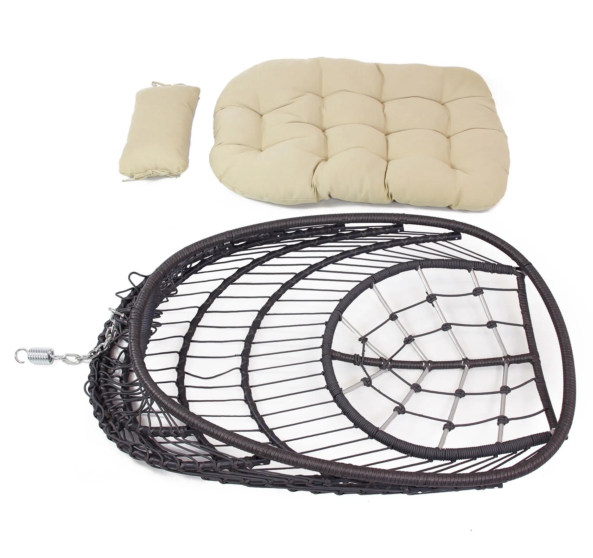 Hängesessel "Suez" mit Gestell  im Frank Flechtwaren Online Shop für Hängematten &amp; Hängesessel kaufen