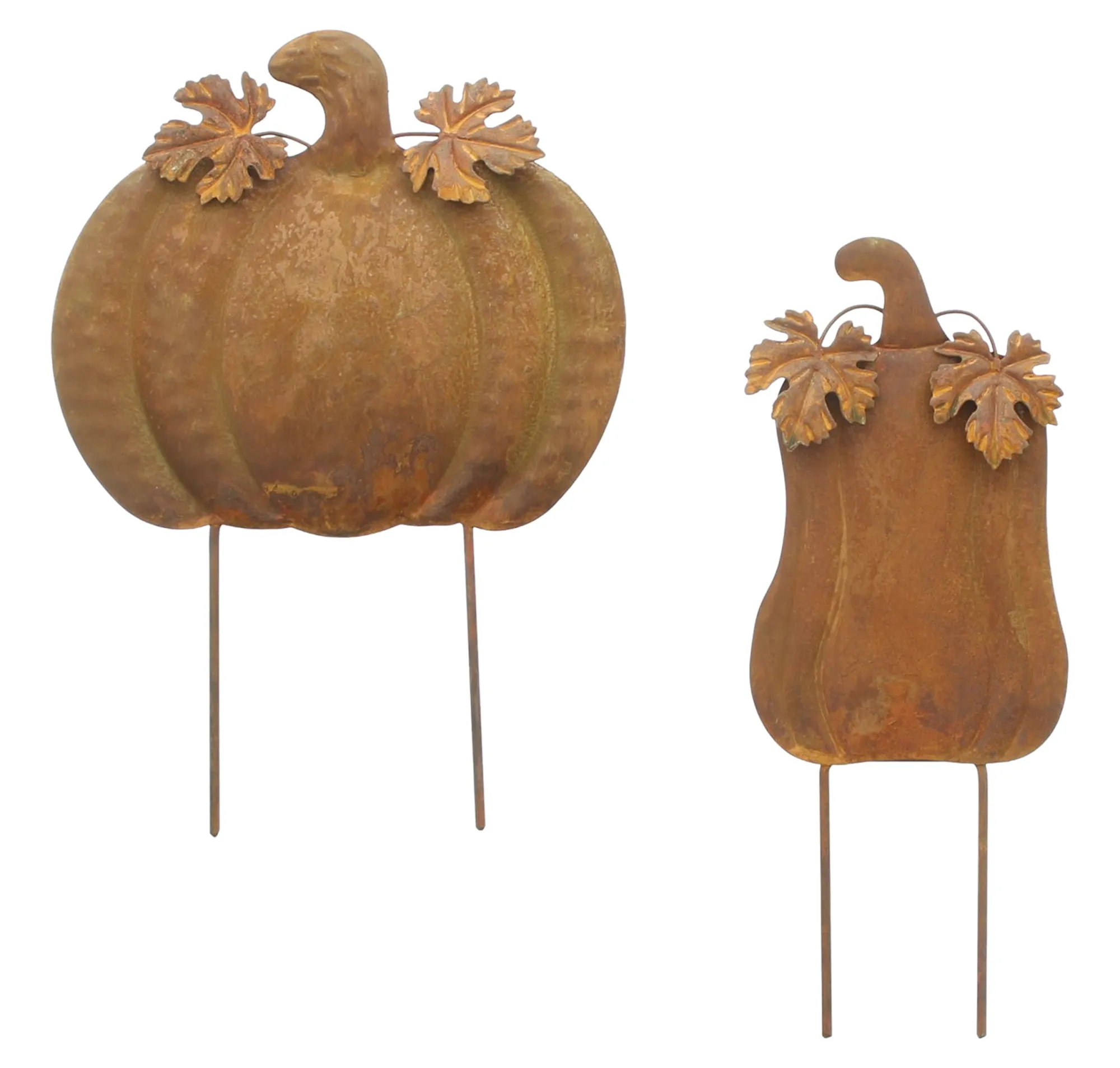 Herbststecker "Kürbis", 2er Set  im Frank Flechtwaren Online Shop für Dekokürbisse kaufen