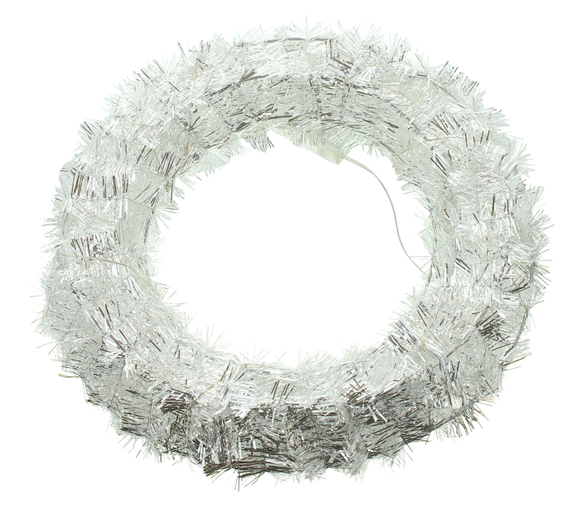 LED-Kranz "Silberglimmer"  im Frank Flechtwaren Online Shop für Metallic Glam kaufen