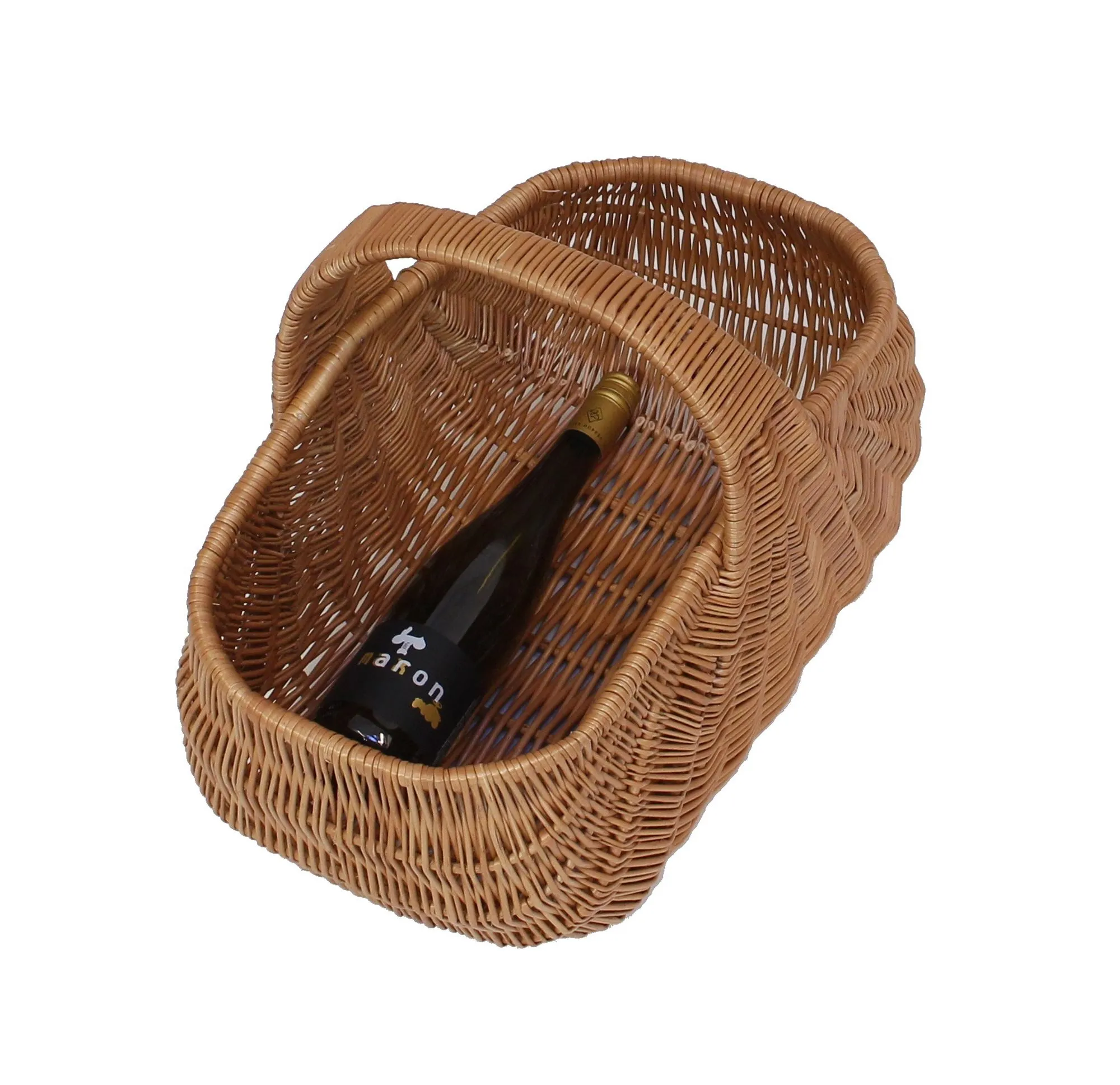 Einkaufskorb "Muschel"  im Frank Flechtwaren Online Shop für Korbwaren: Handmade in Europe kaufen