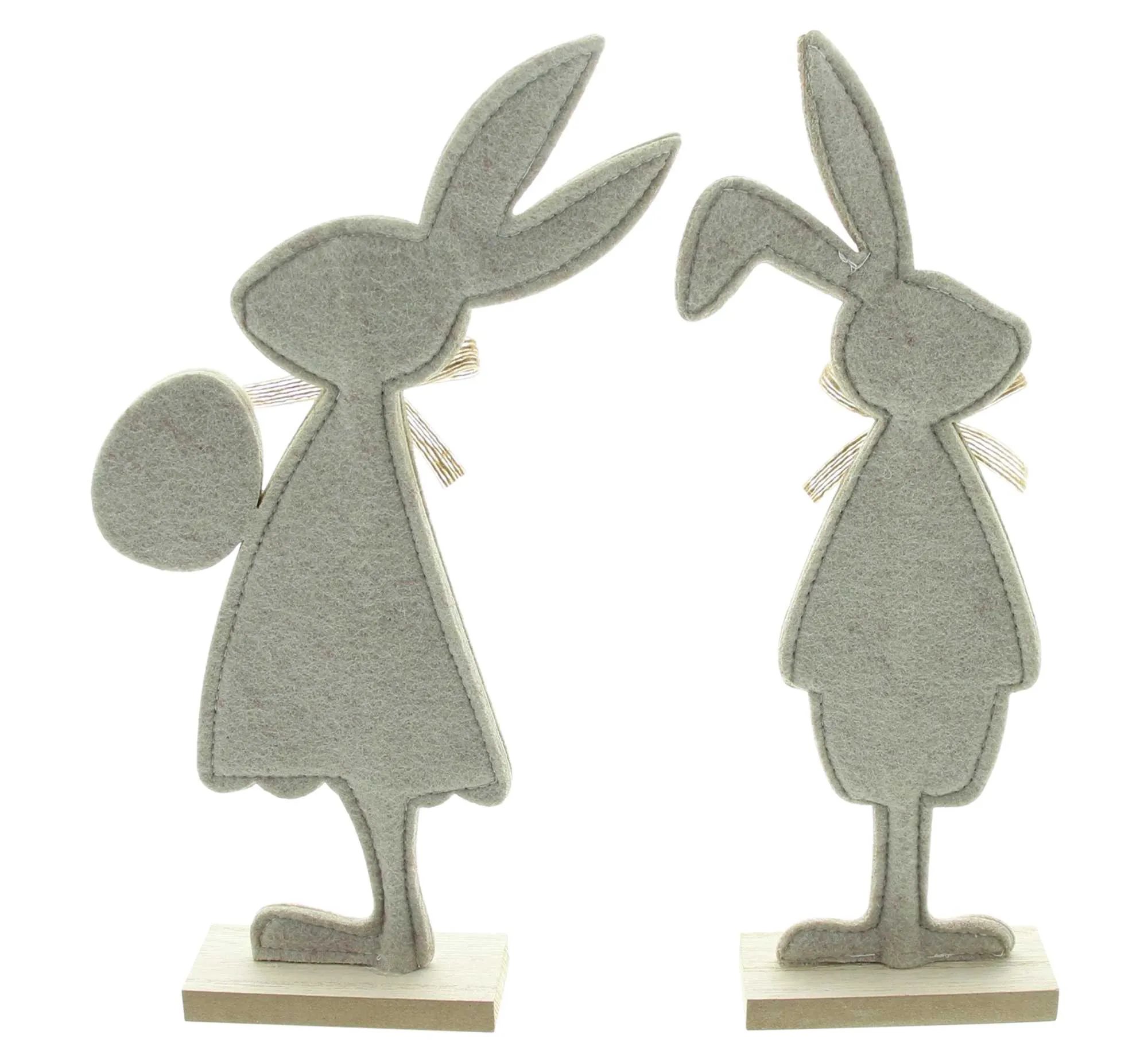 Hase "Pretty", 2er Set  im Frank Flechtwaren Online Shop für Hasen &amp; Co kaufen