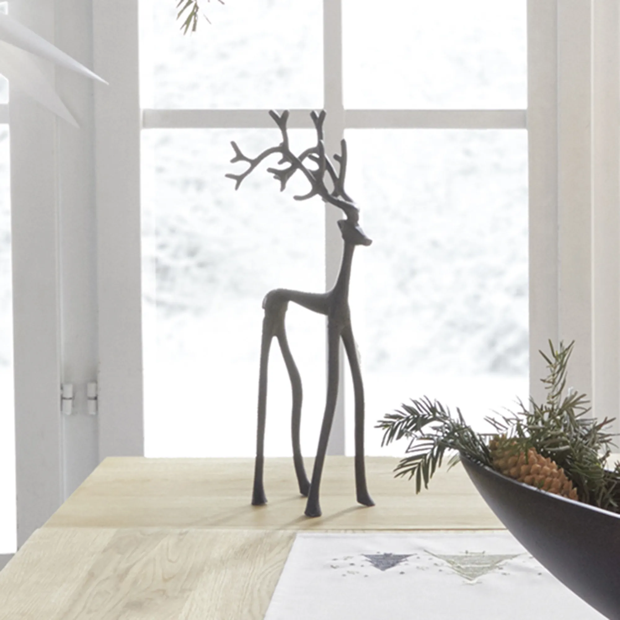 Figur "Hirsch"  im Frank Flechtwaren Online Shop für Trendmotiv Hirsch kaufen