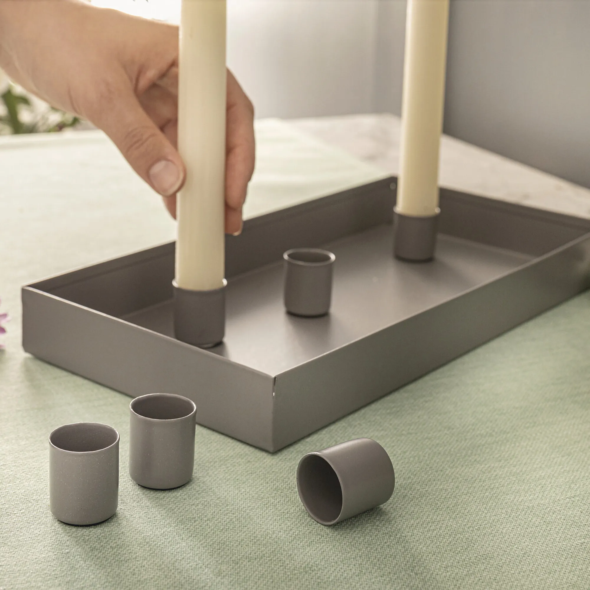 Stabkerzenhalter "Magnet"  im Frank Flechtwaren Online Shop für Kerzenhalter kaufen