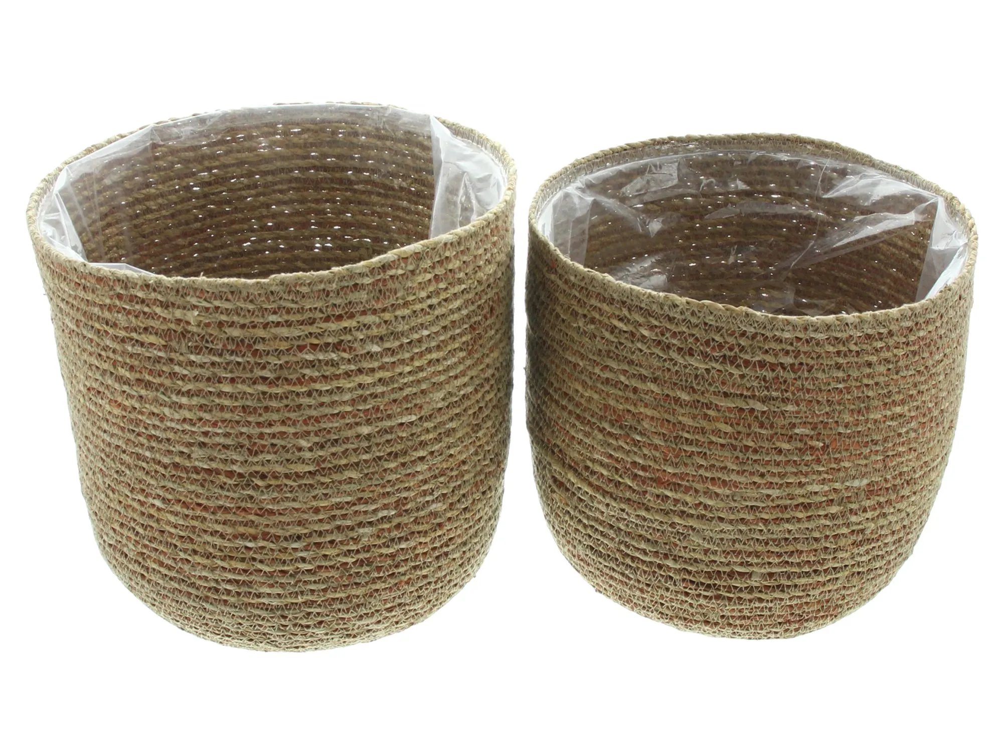 Pflanzkorb "Terra", 2er Set  im Frank Flechtwaren Online Shop für Ibiza-Vibes kaufen