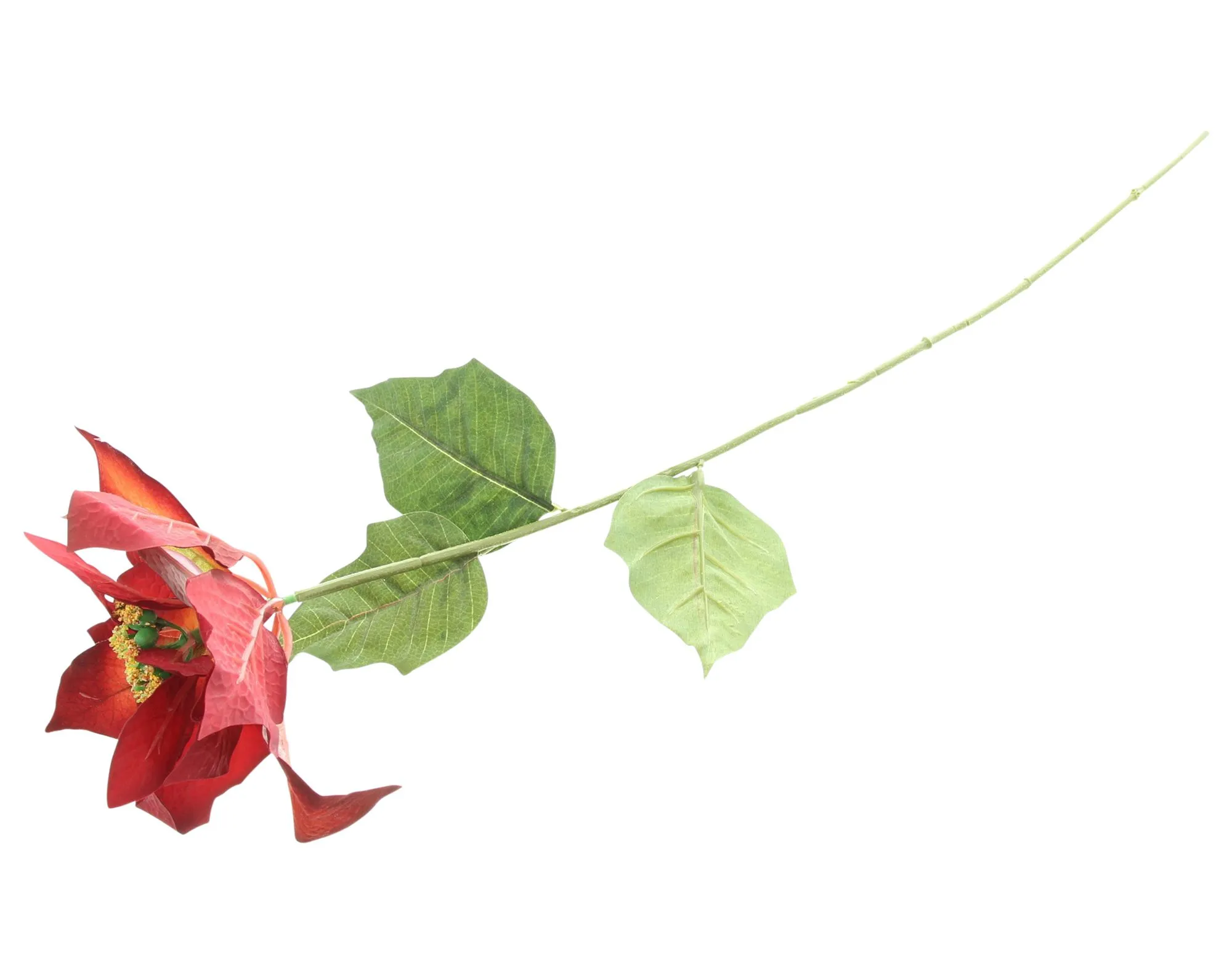Kunstblume "Weihnachtsstern", 2er Set  im Frank Flechtwaren Online Shop für Gestecke kaufen