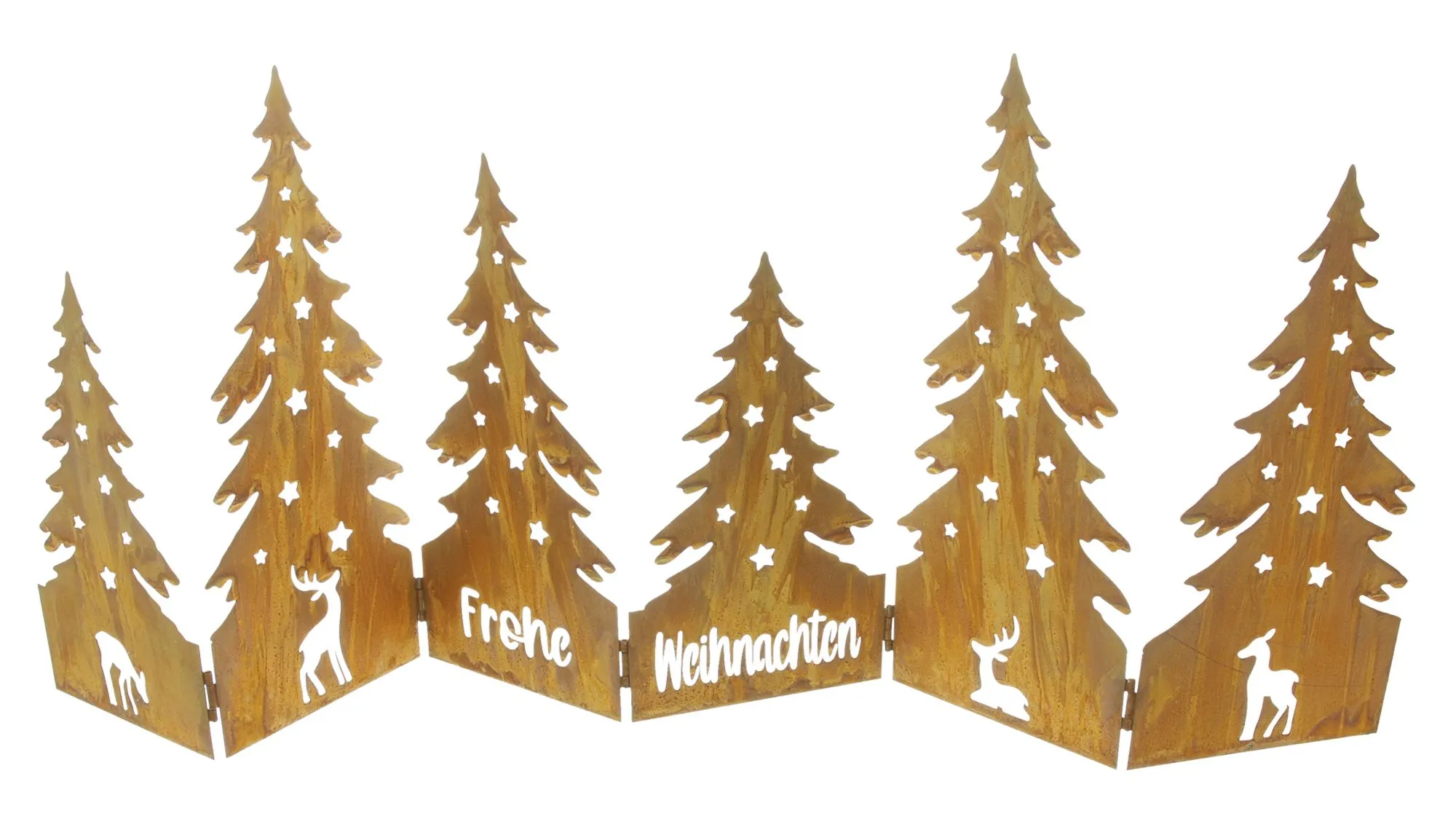 Wald "Frohe Weihnachten"  im Frank Flechtwaren Online Shop für Tannenbäume kaufen