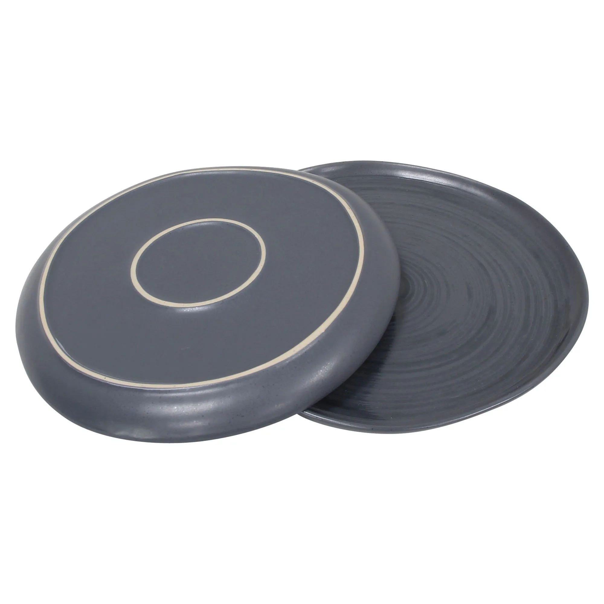 Großer Teller "Circle", 2er Set  im Frank Flechtwaren Online Shop für Tischlein deck dich kaufen