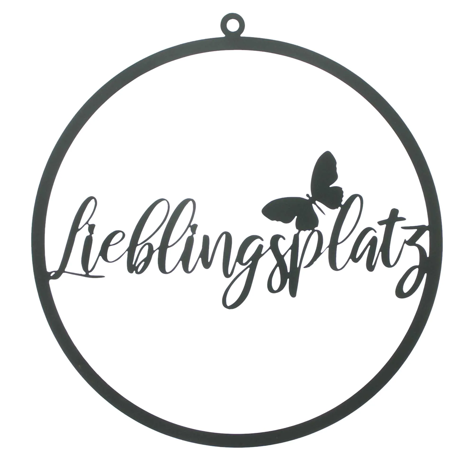 Hänger "Lieblingsplatz"  im Frank Flechtwaren Online Shop für Dekohänger kaufen