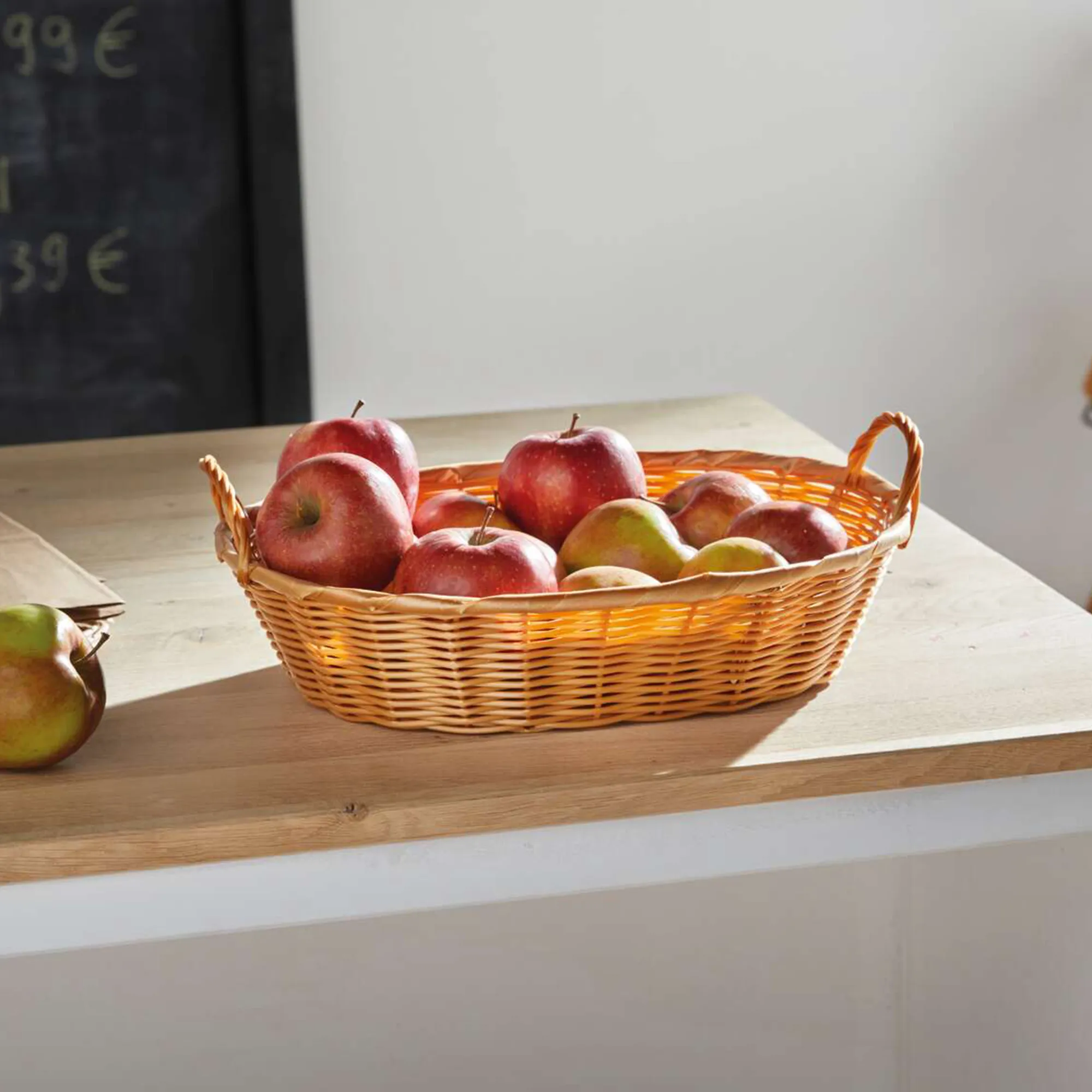 Schale "Poly" mit Griffen  im Frank Flechtwaren Online Shop kaufen