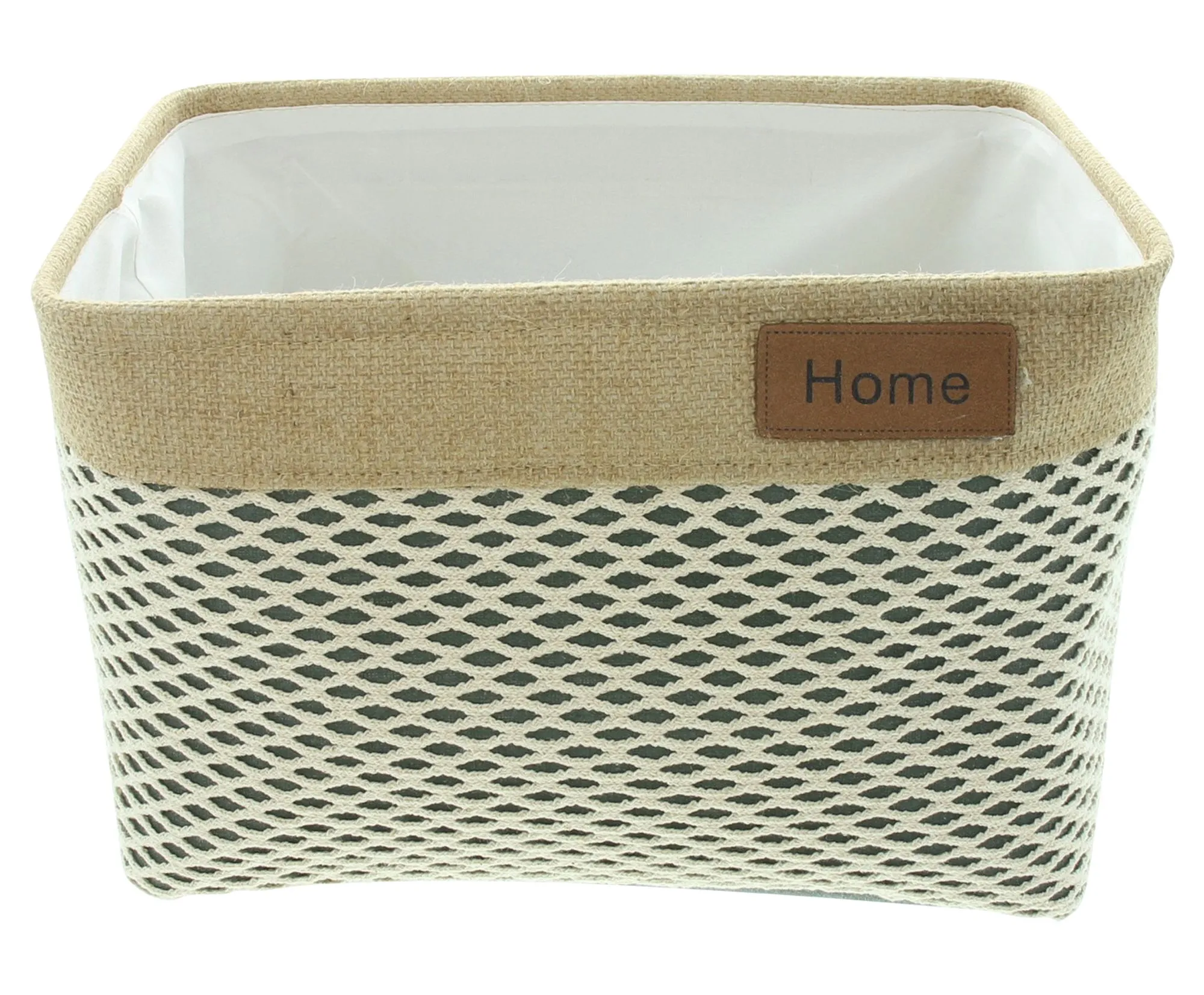 Stoffkorb "Home", klein  im Frank Flechtwaren Online Shop für Badezimmer kaufen