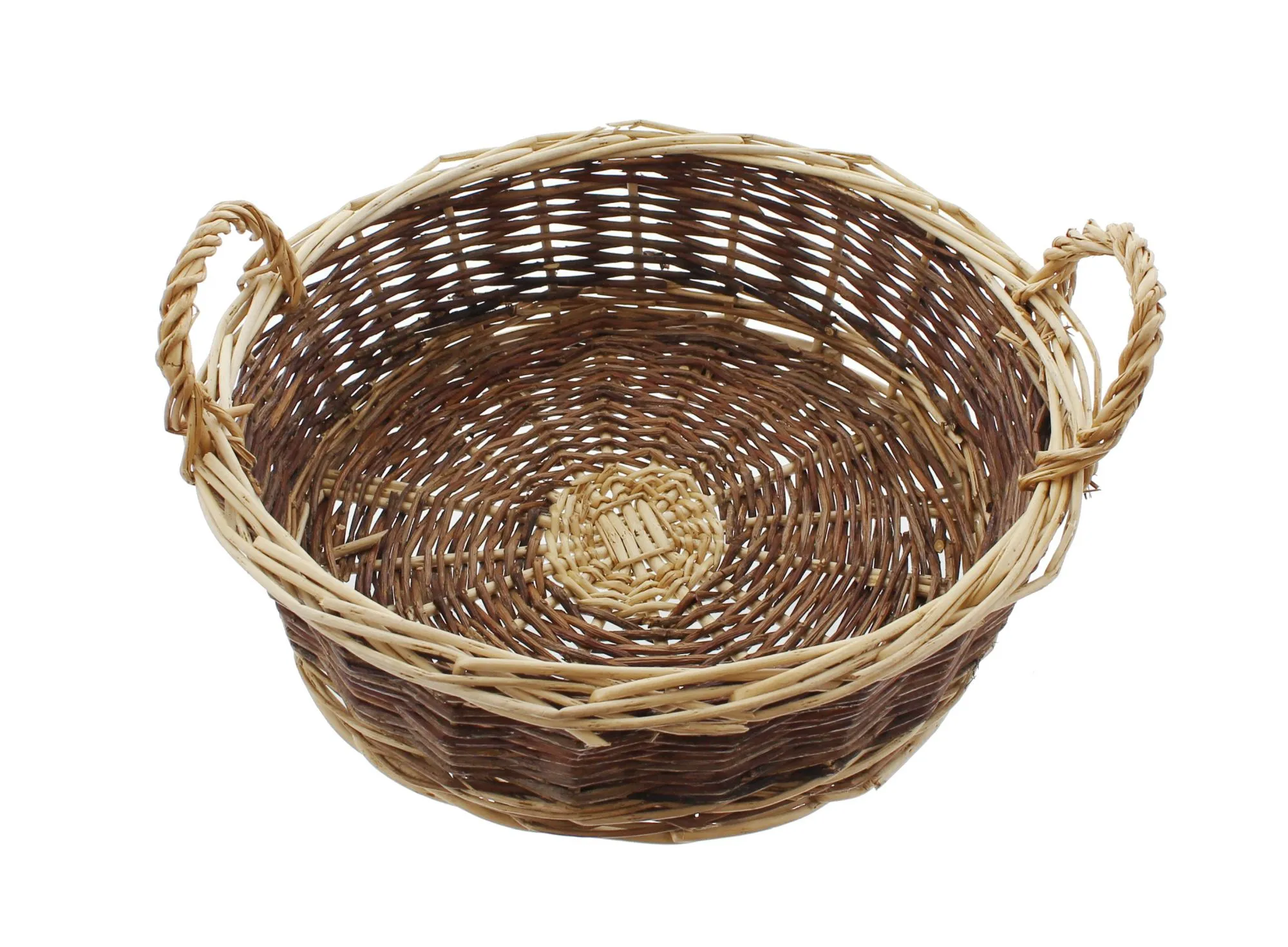 Schale "Natur/Weiß", groß  im Frank Flechtwaren Online Shop für Schalen kaufen