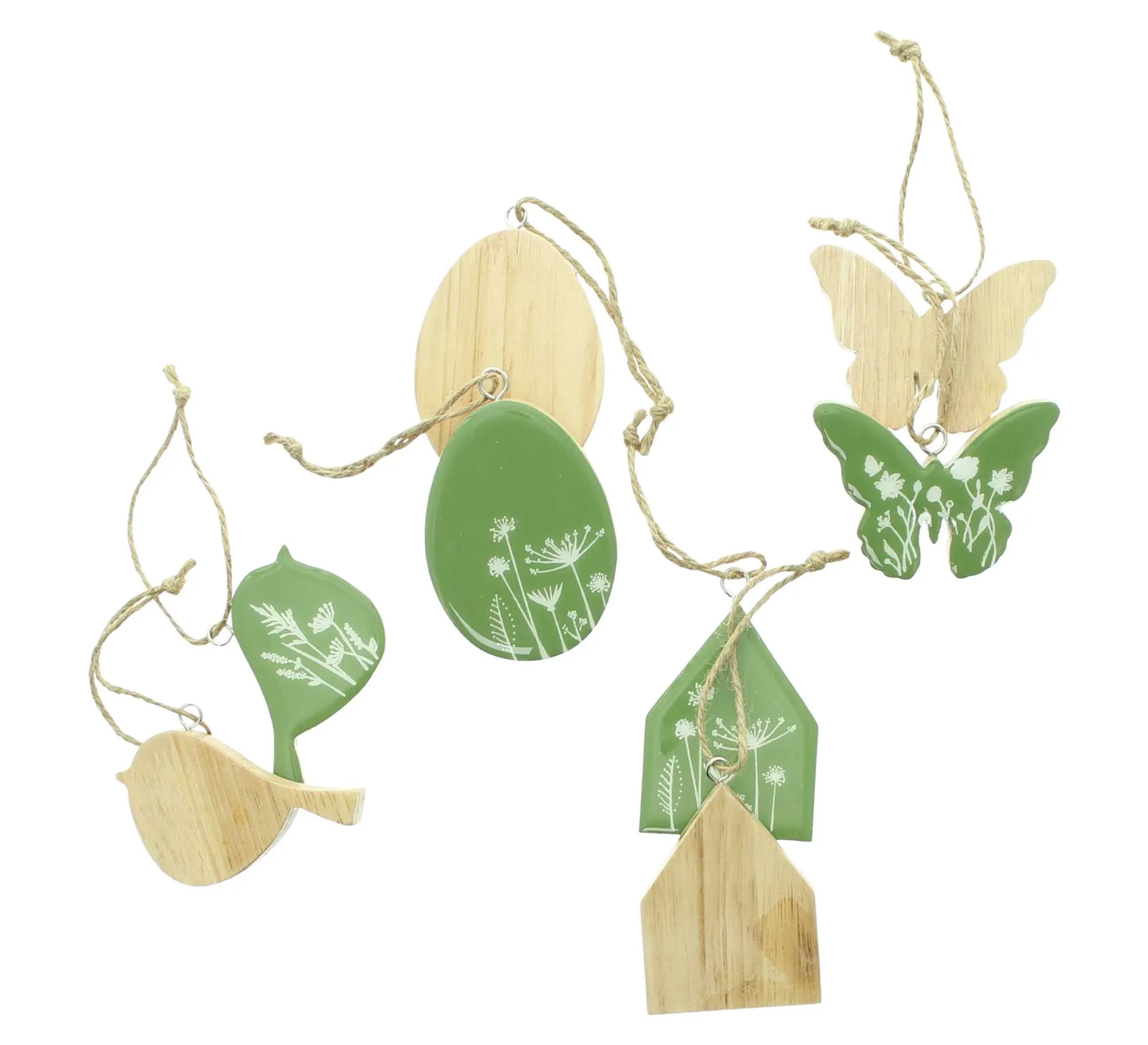 Hänger "Frühling", 8er Set  im Frank Flechtwaren Online Shop für Österliche Dekohänger kaufen