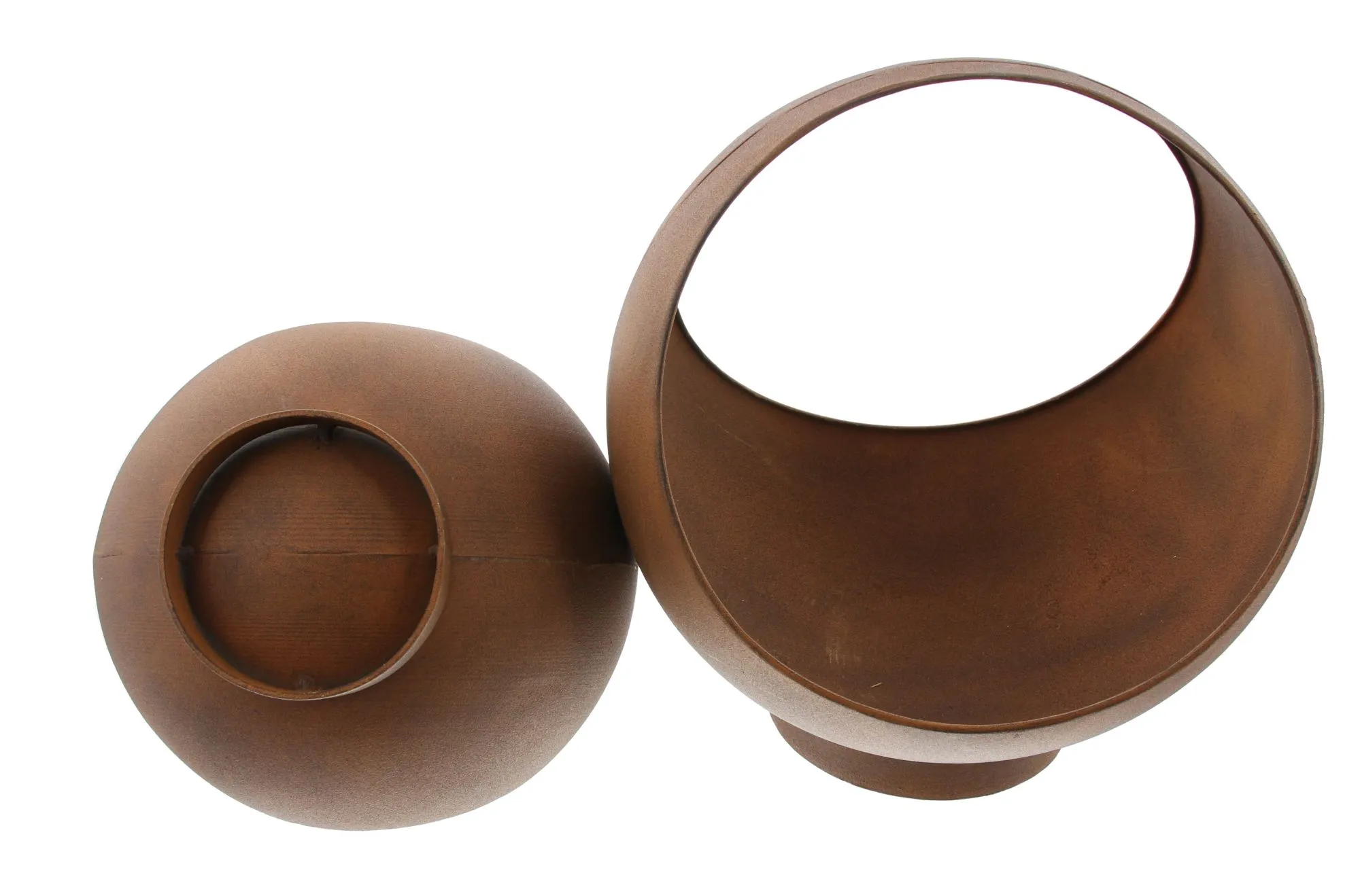 Pflanzkugel "Rost", 2er Set  im Frank Flechtwaren Online Shop für Bunter Ostergarten kaufen
