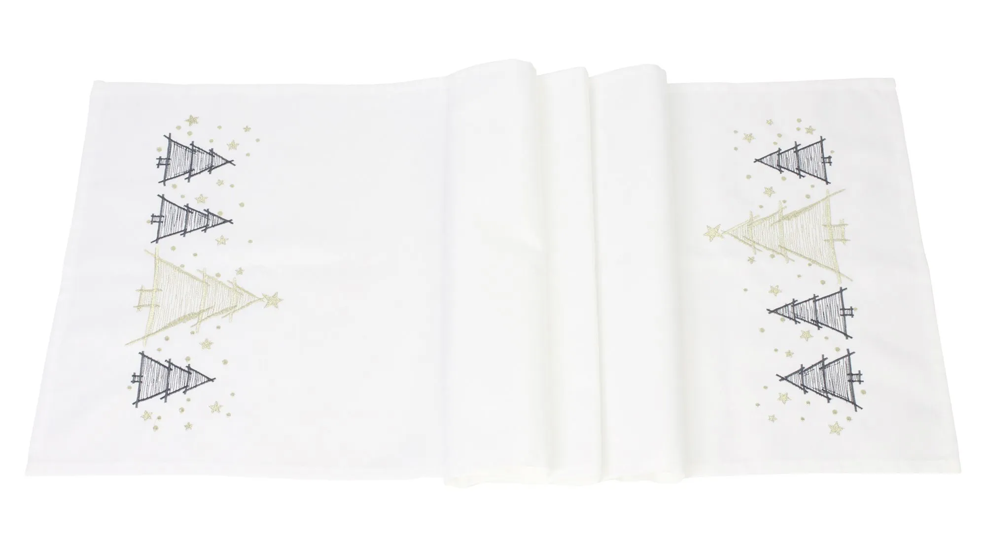 Tischläufer "Weihnachtsbäumchen"  im Frank Flechtwaren Online Shop für Weihnachtliche Tischwäsche kaufen