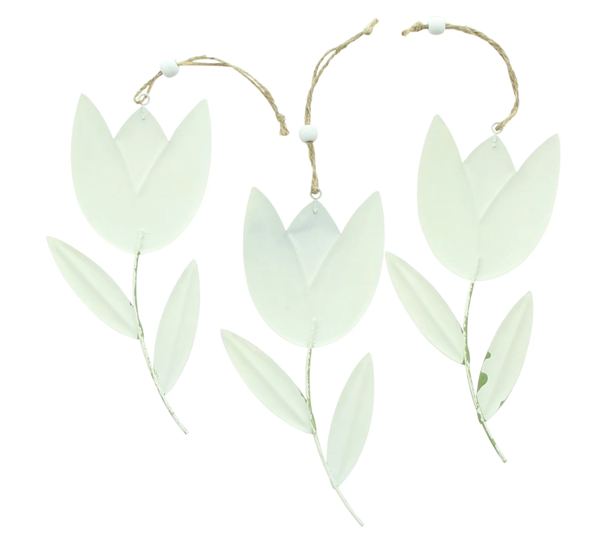 Blumenhänger "Tulpe", 3er Set  im Frank Flechtwaren Online Shop für Österliche Dekohänger kaufen
