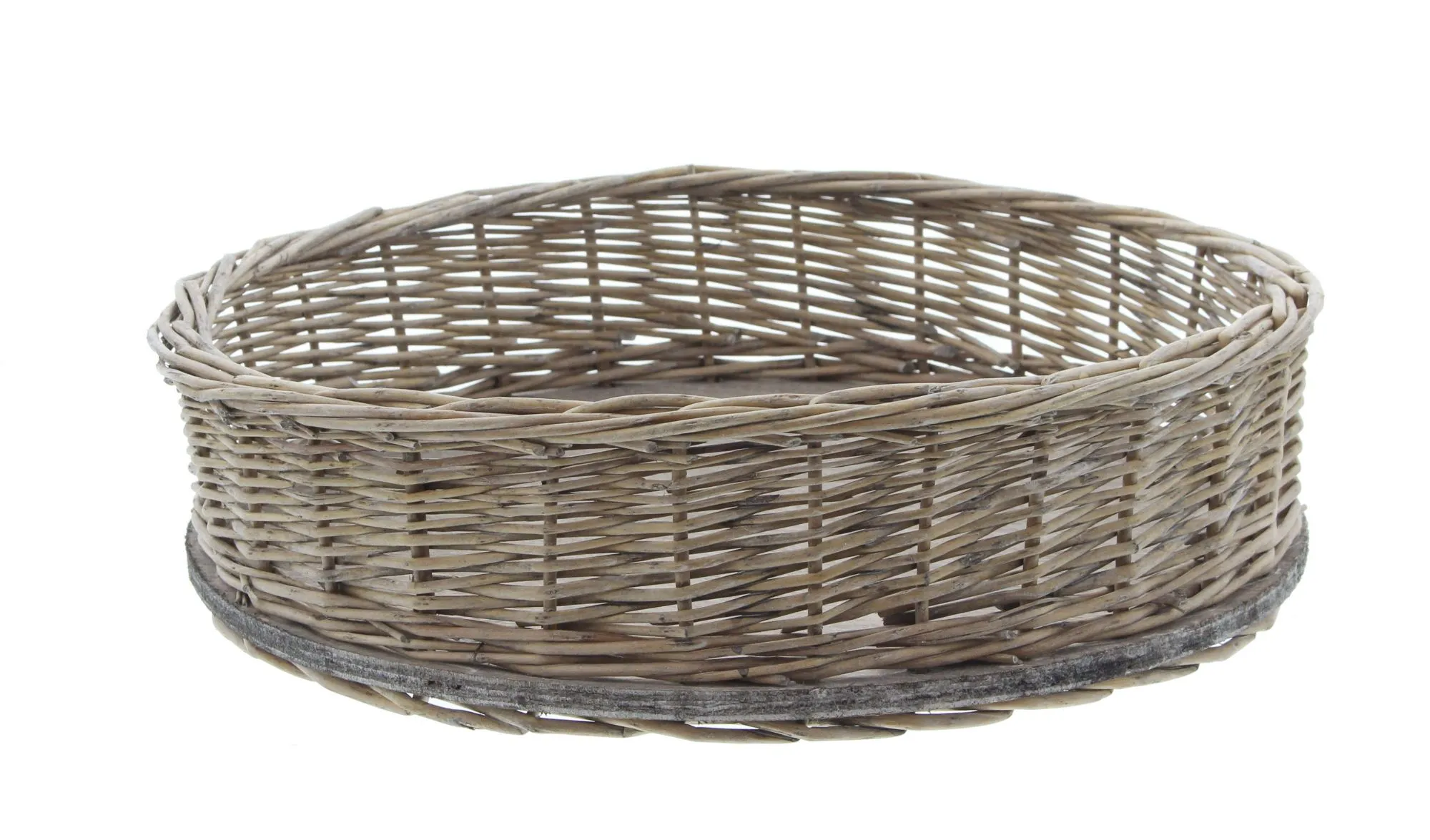 Tablettkorb, rund  im Frank Flechtwaren Online Shop für Landhaus-Flair kaufen